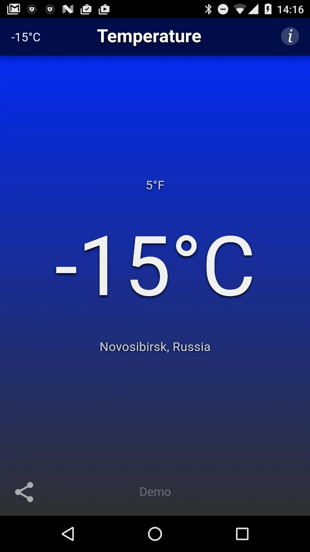 Temperature | Indus Appstore | Screenshot