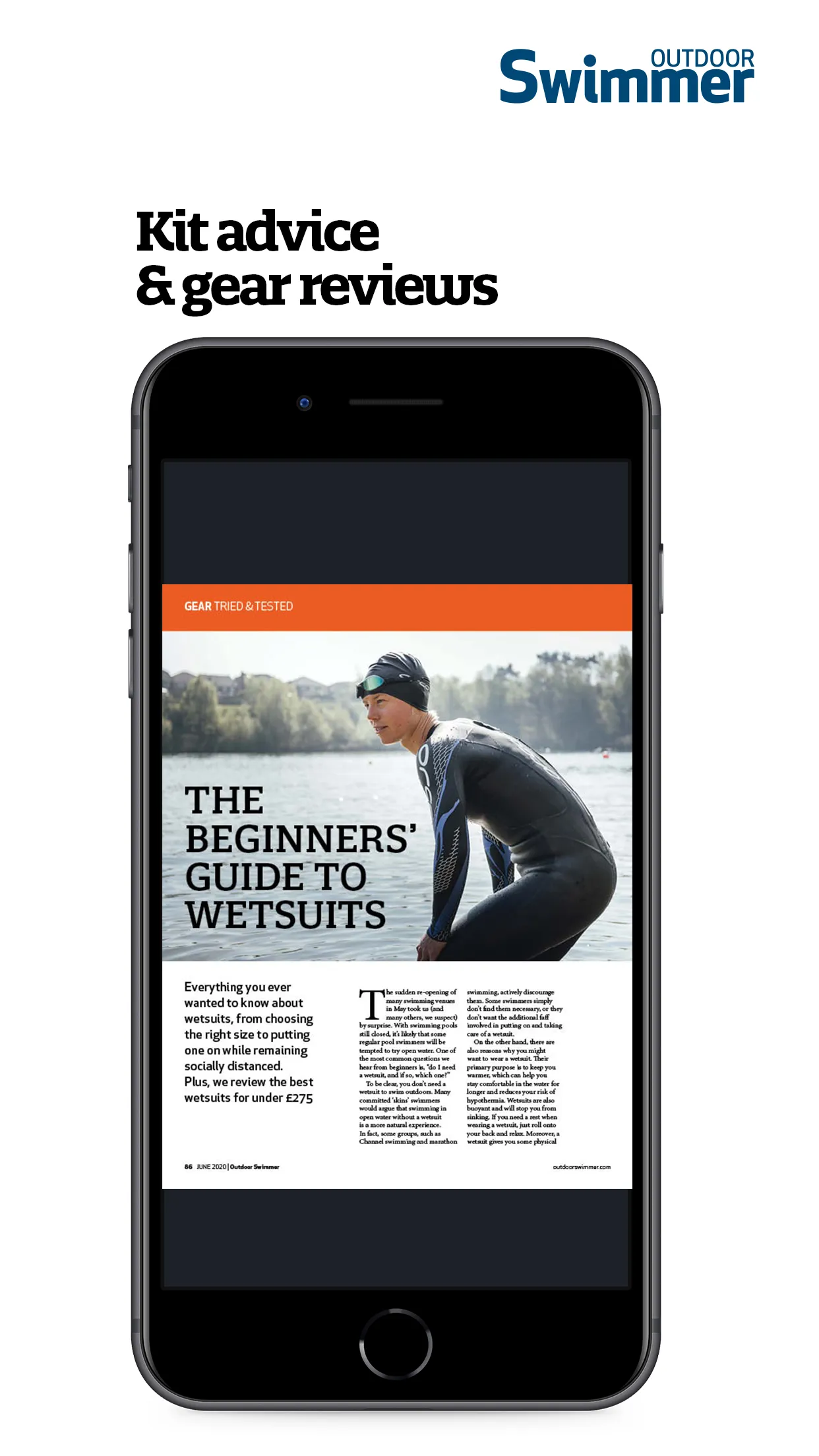 Outdoor Swimmer Magazine | Indus Appstore | Screenshot