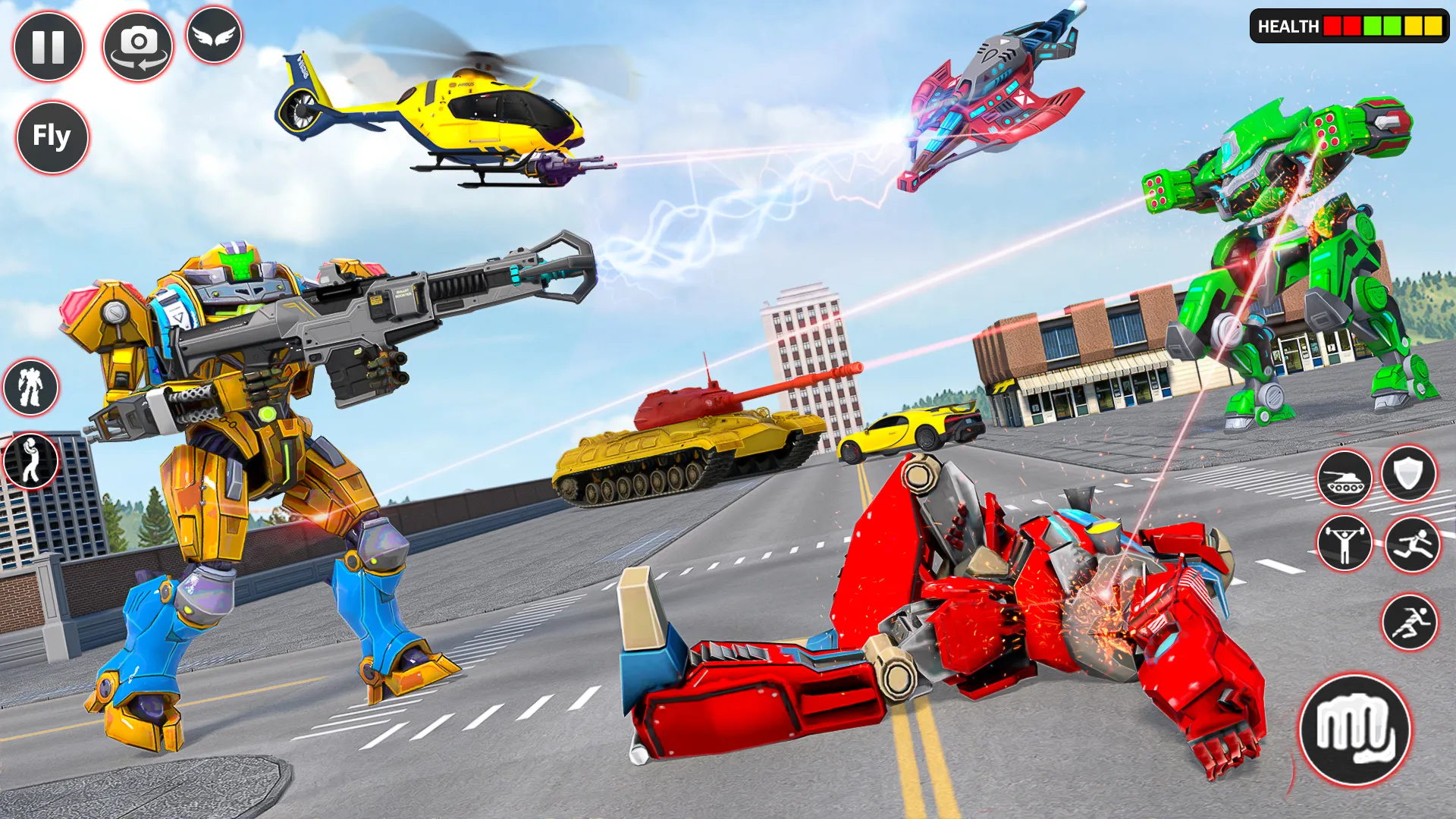 Rescue Robot Car Transform | Indus Appstore | Screenshot