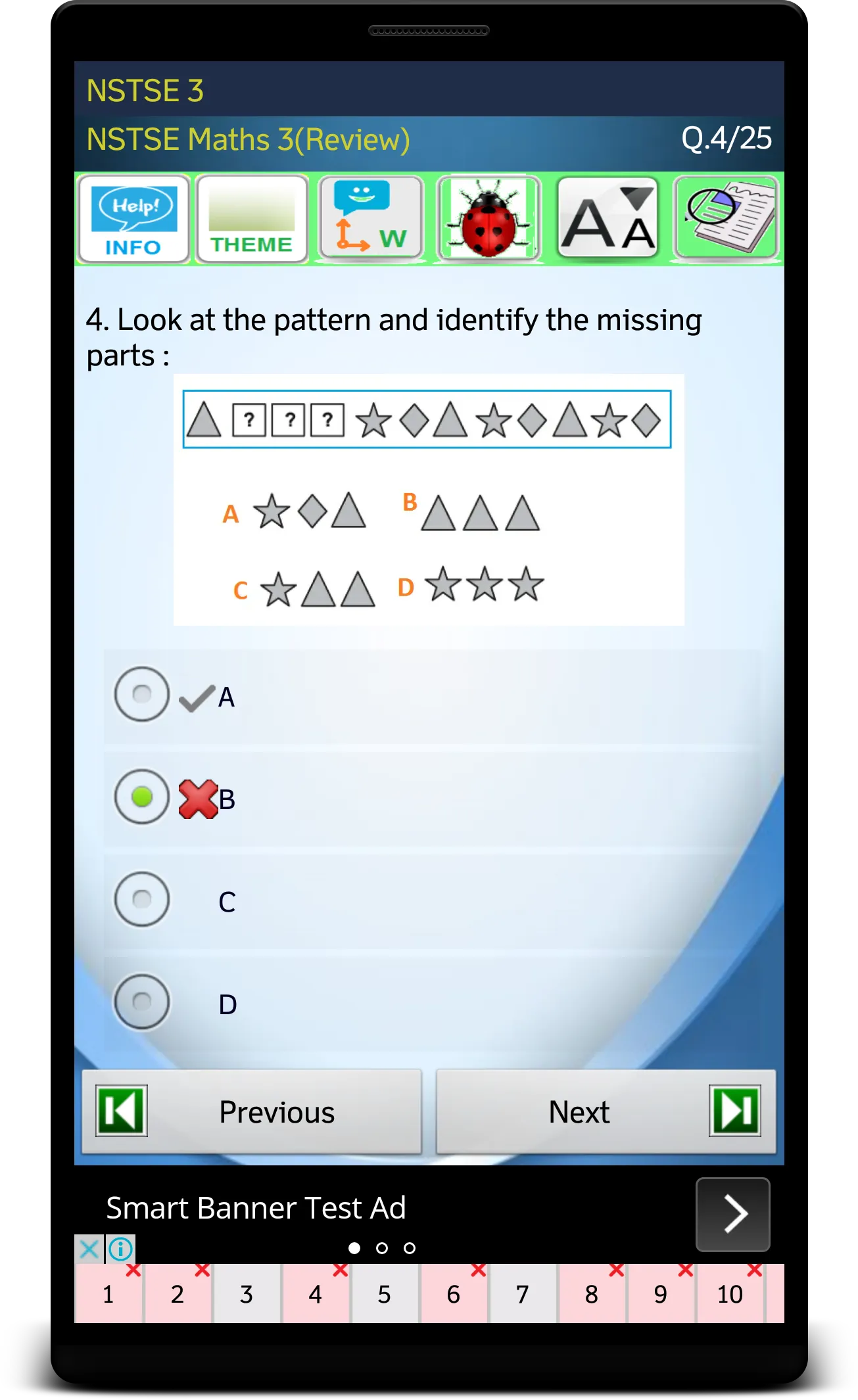 NSTSE 3 Exam Prep | Indus Appstore | Screenshot