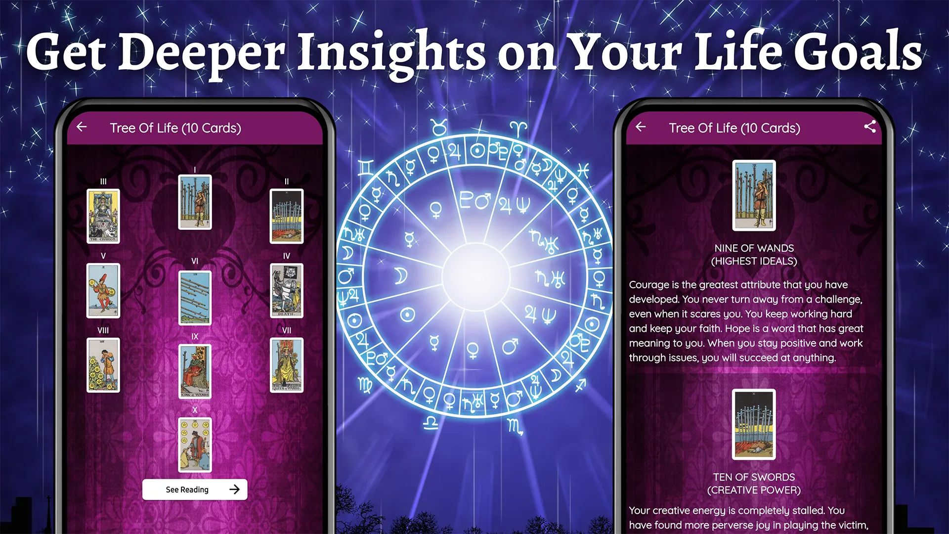 Tarot Spreads - Daily Readings | Indus Appstore | Screenshot