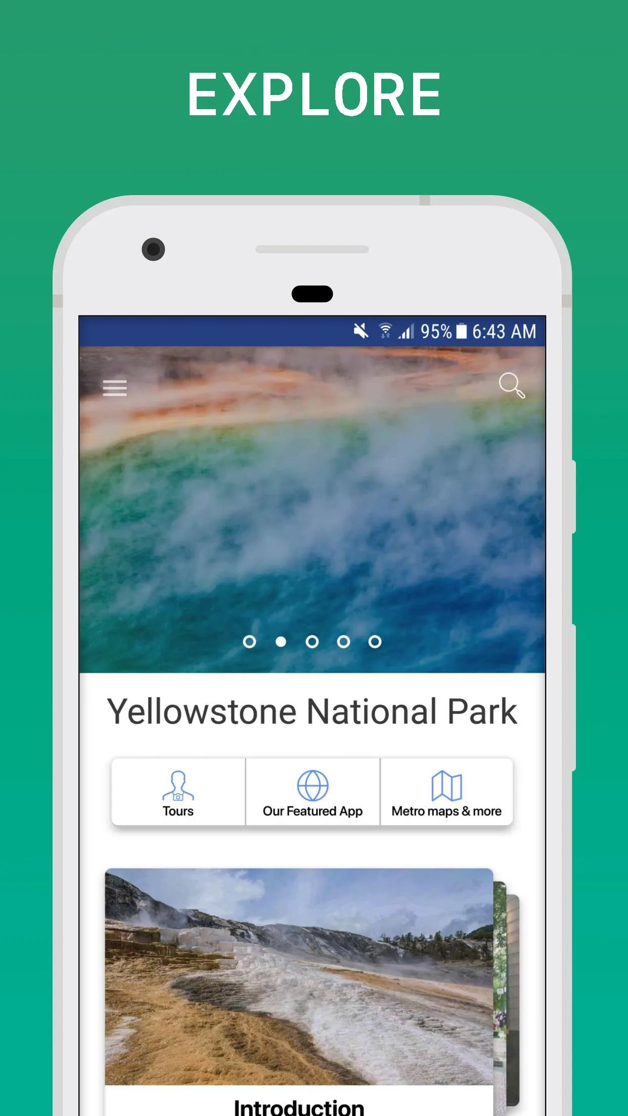 Yellowstone National Park Trav | Indus Appstore | Screenshot