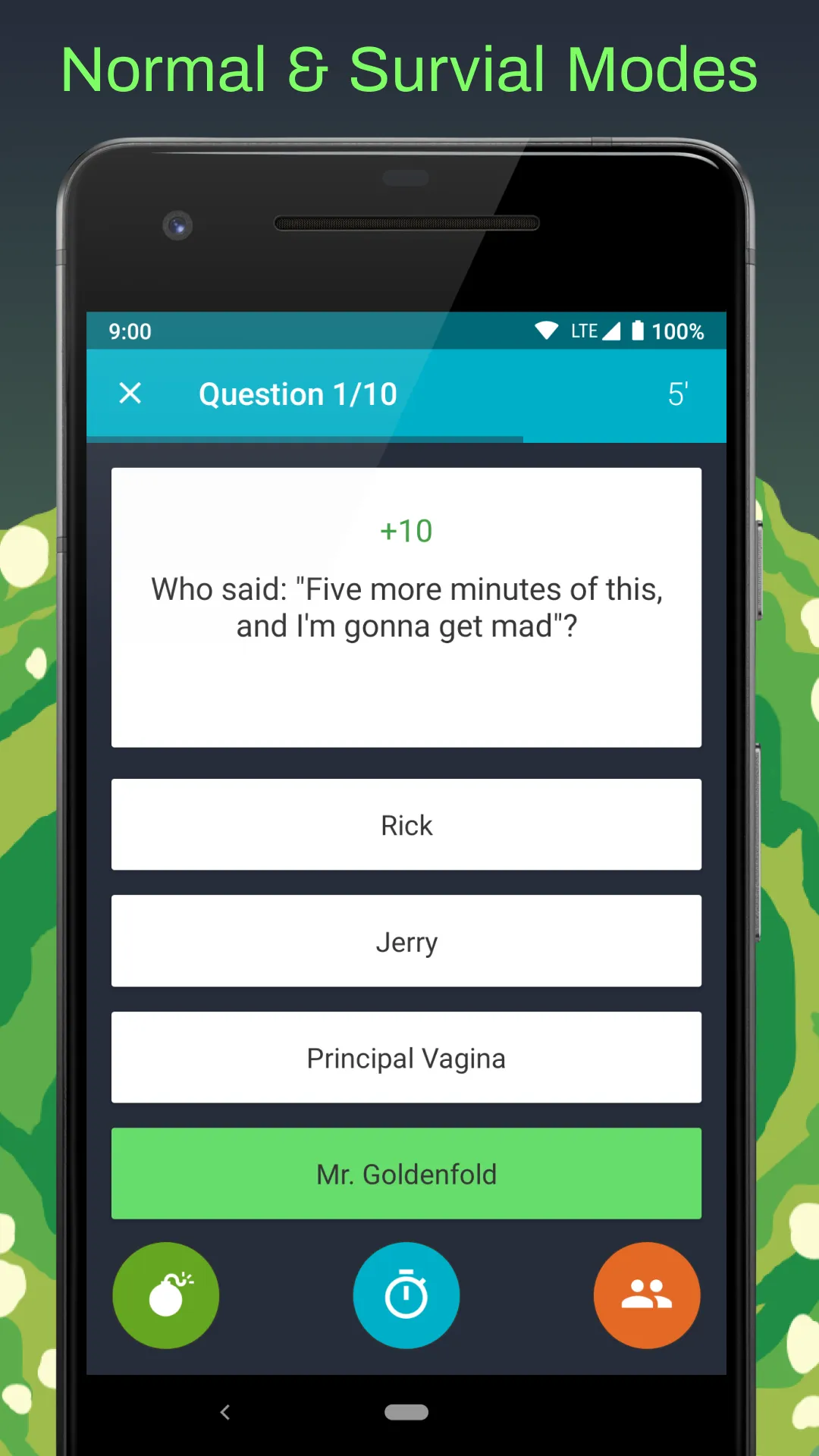 Fan Quiz for Rick and Morty | Indus Appstore | Screenshot