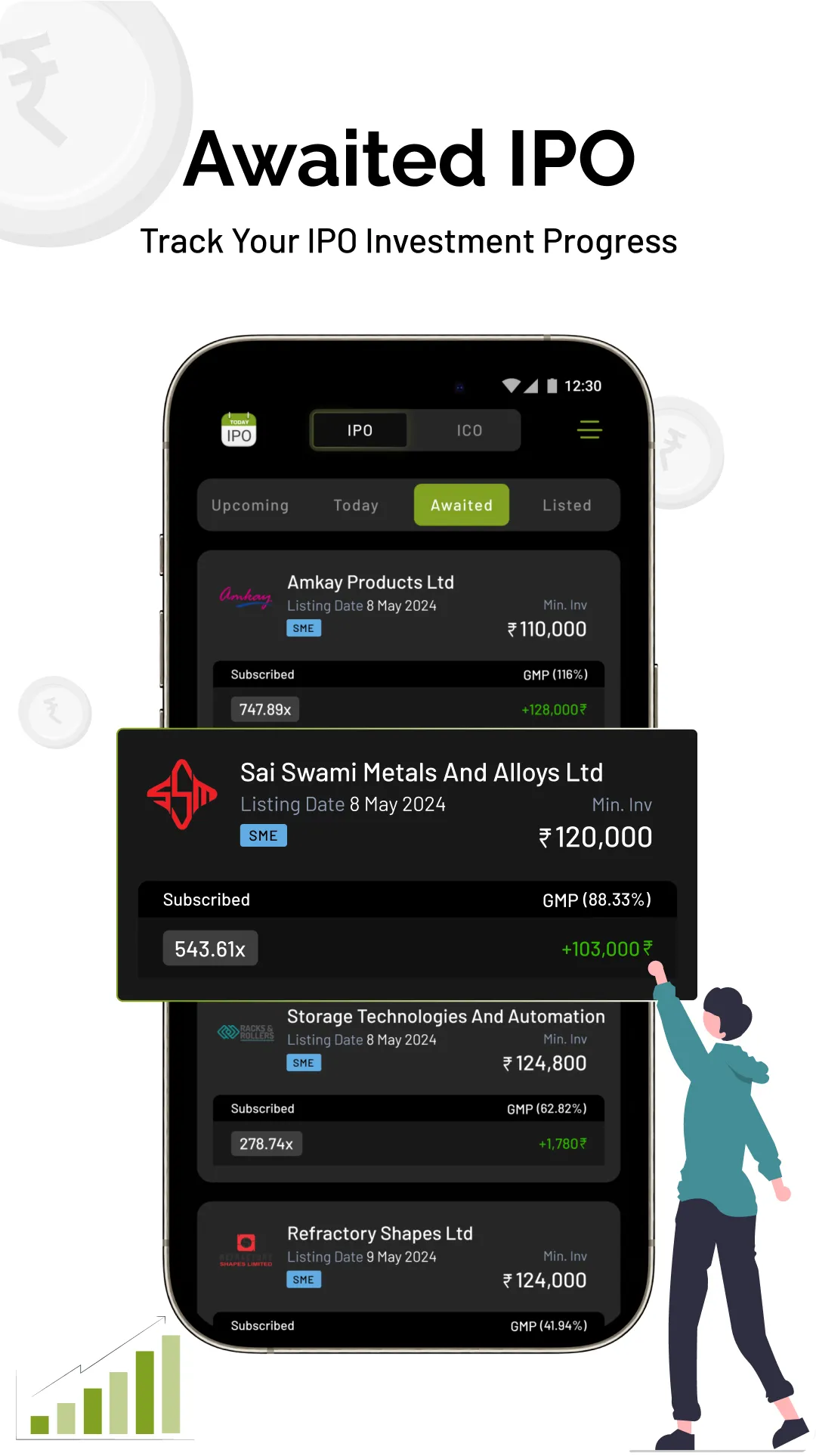 IPO Today : IPO & Crypto ICO | Indus Appstore | Screenshot