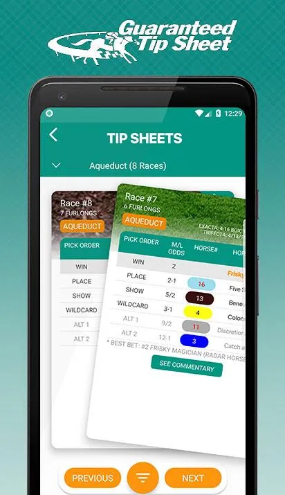 Guaranteed Tip Sheet | Indus Appstore | Screenshot