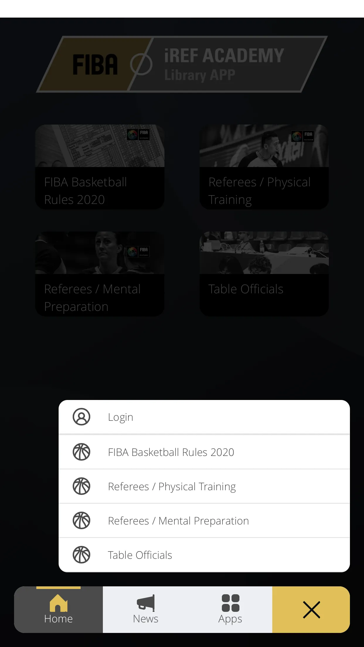 FIBA iRef Academy Library | Indus Appstore | Screenshot