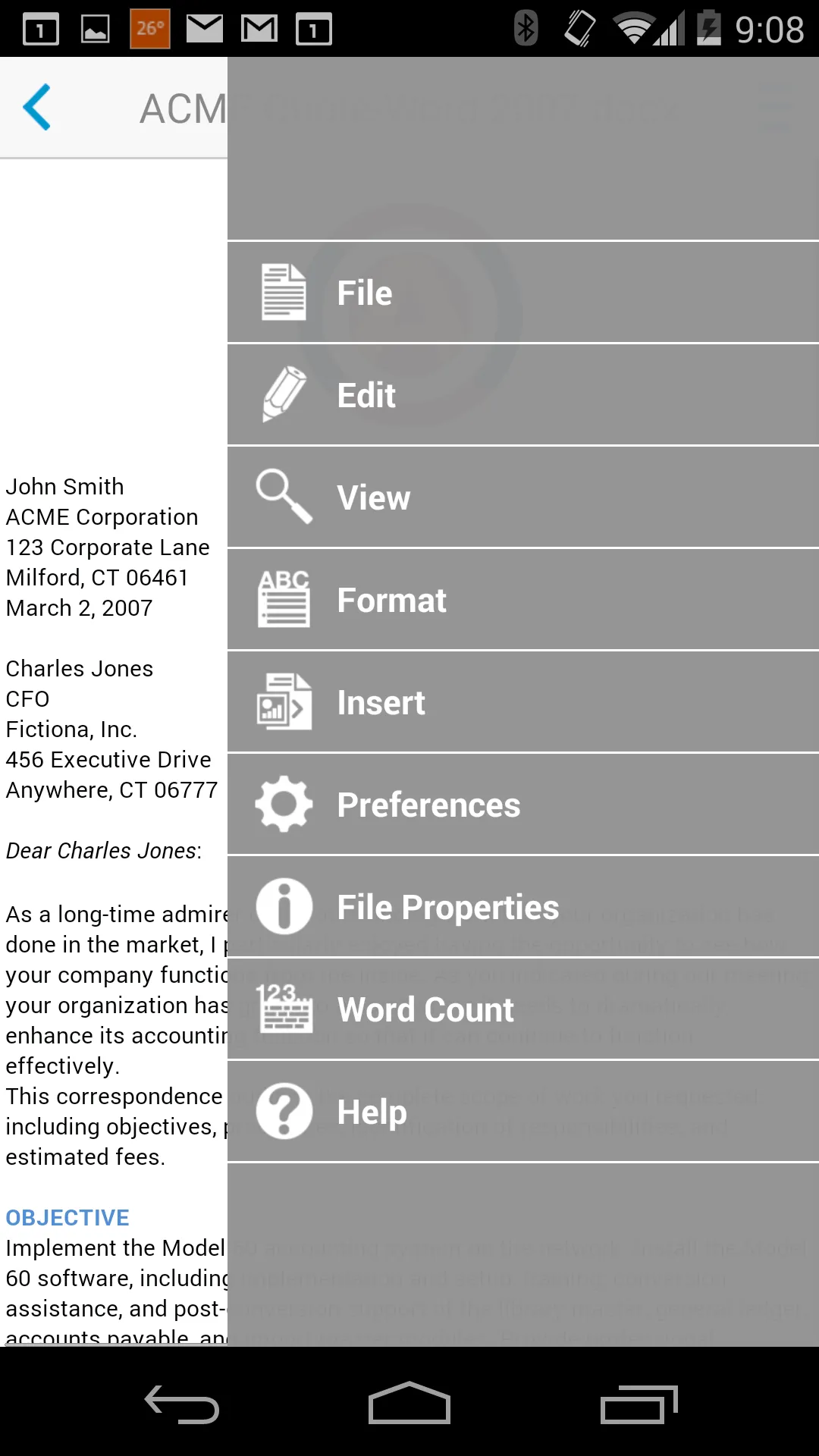 Docs To Go™ Office Suite | Indus Appstore | Screenshot