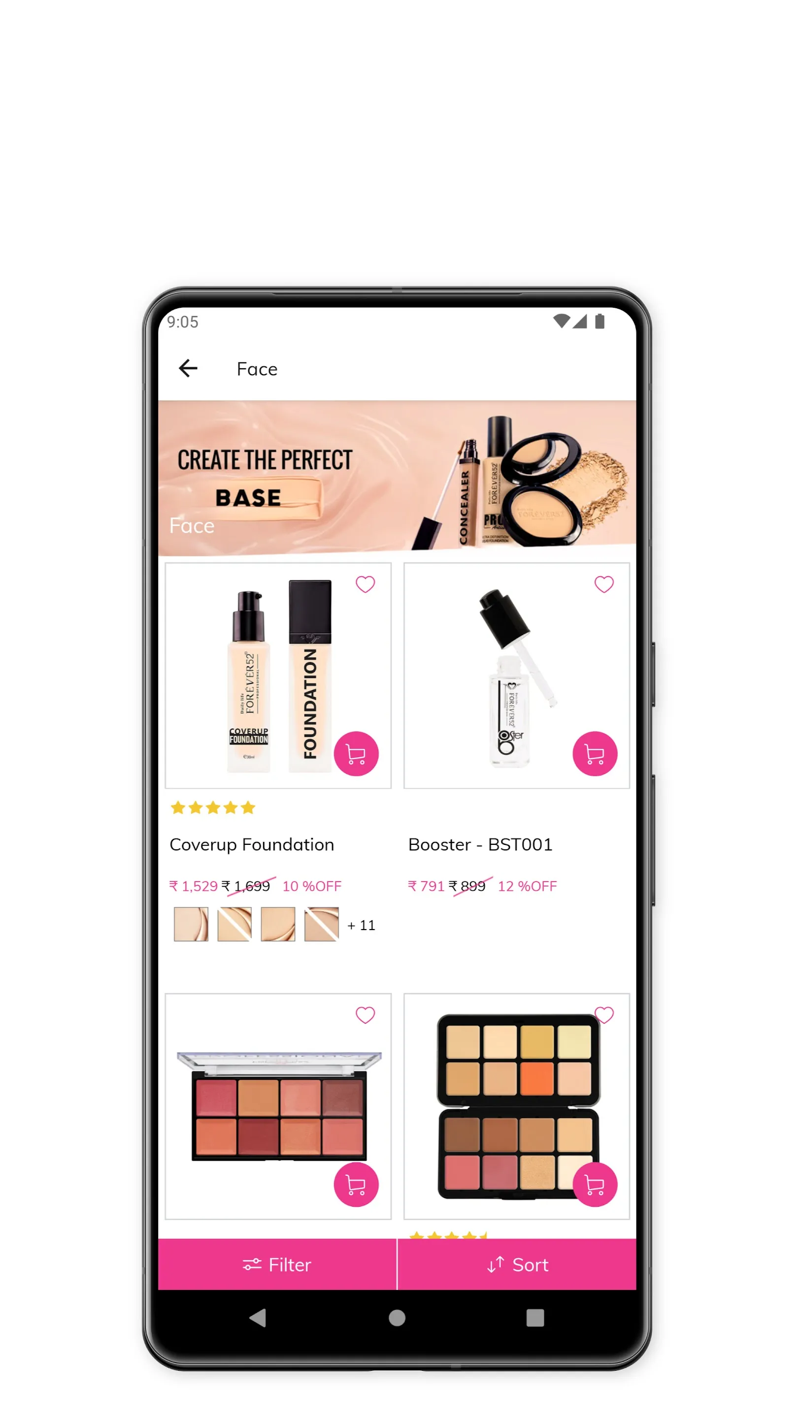 Forever52 - Cosmetic Products | Indus Appstore | Screenshot