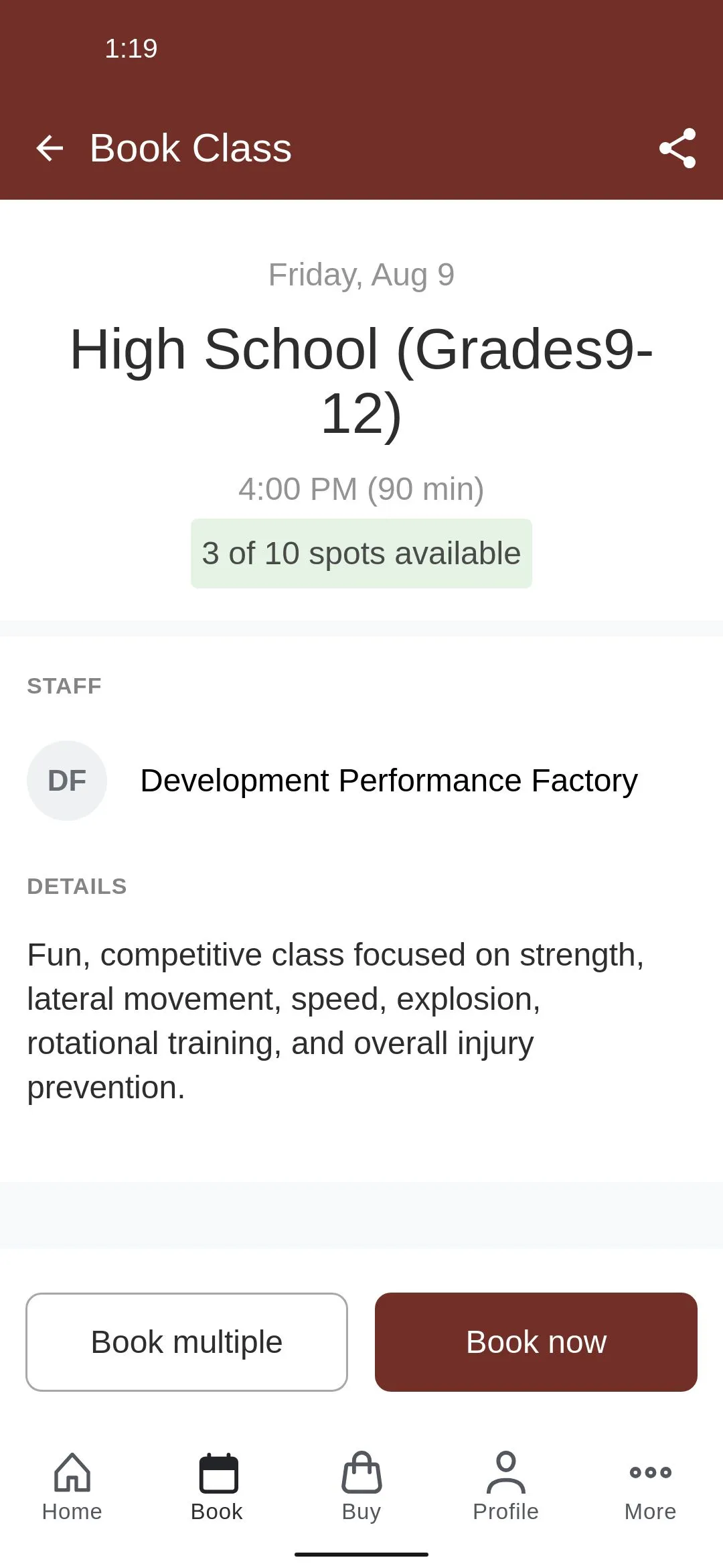 Development PerformanceFactory | Indus Appstore | Screenshot