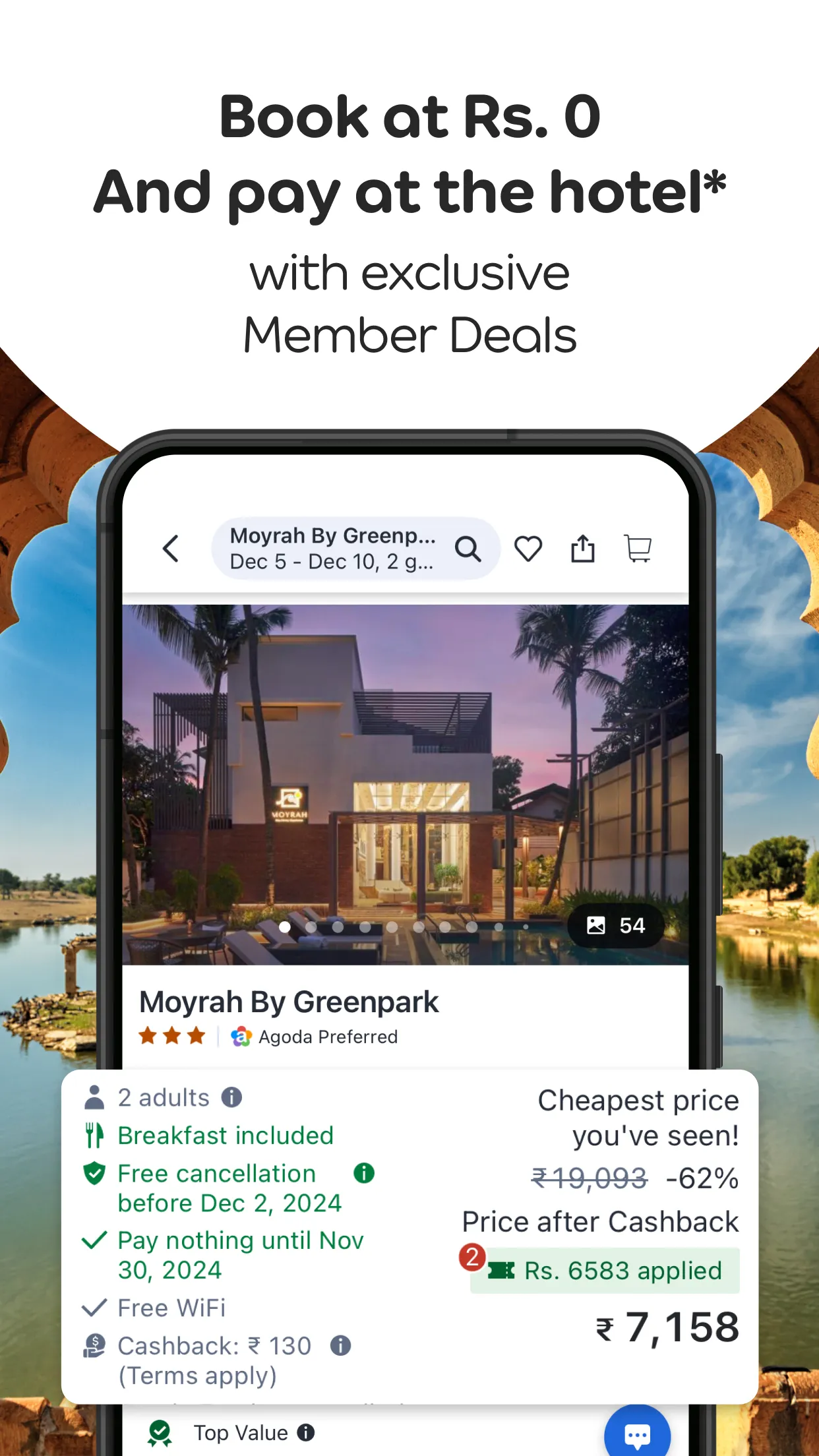 Agoda: Cheap Flights & Hotels | Indus Appstore | Screenshot