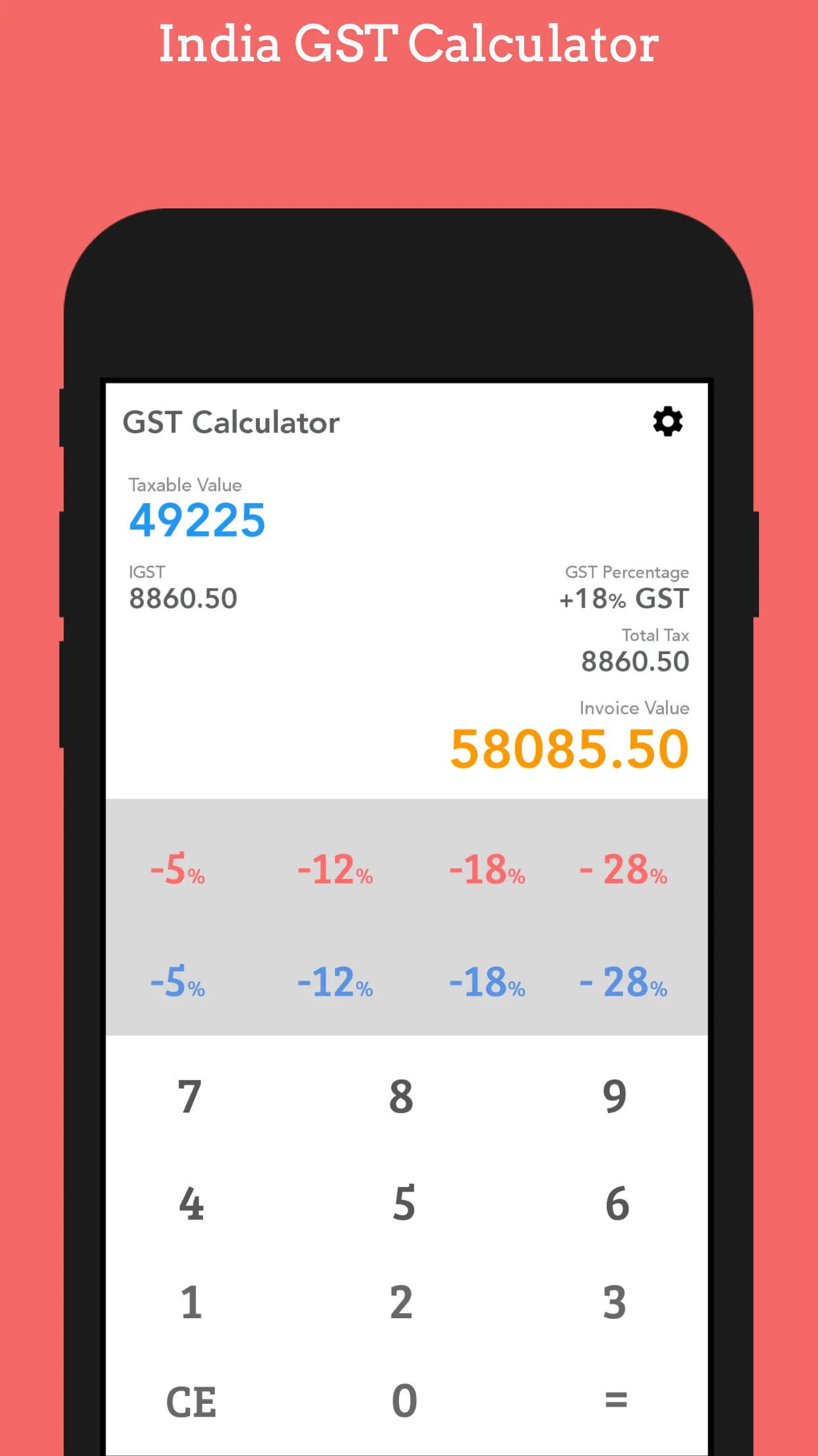 Quick GST-VAT Calculator | Indus Appstore | Screenshot