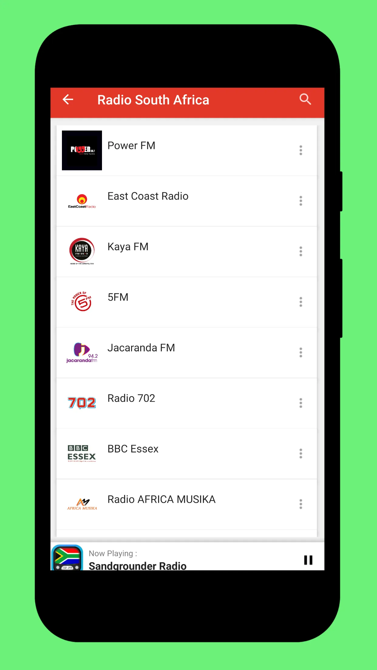 Radio South Africa + Radio FM | Indus Appstore | Screenshot