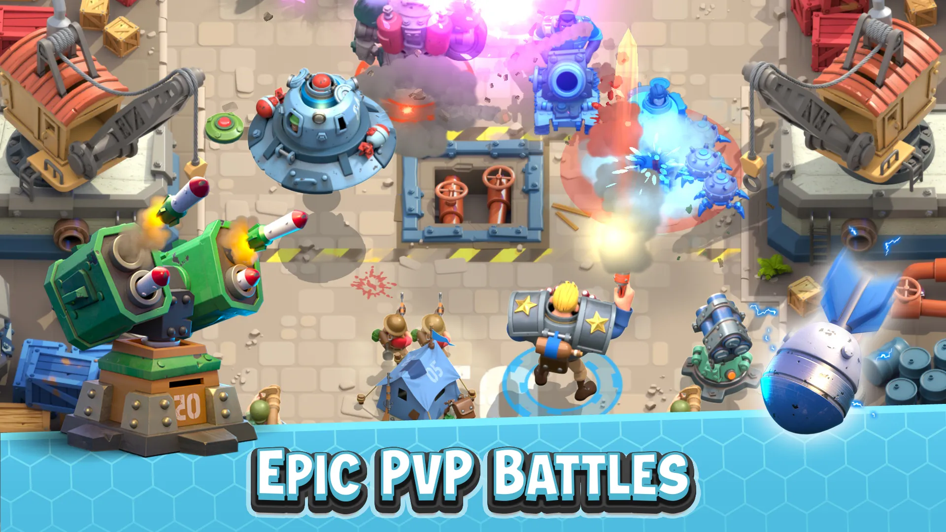 Rebel Bots: Epic War PvP RTS | Indus Appstore | Screenshot