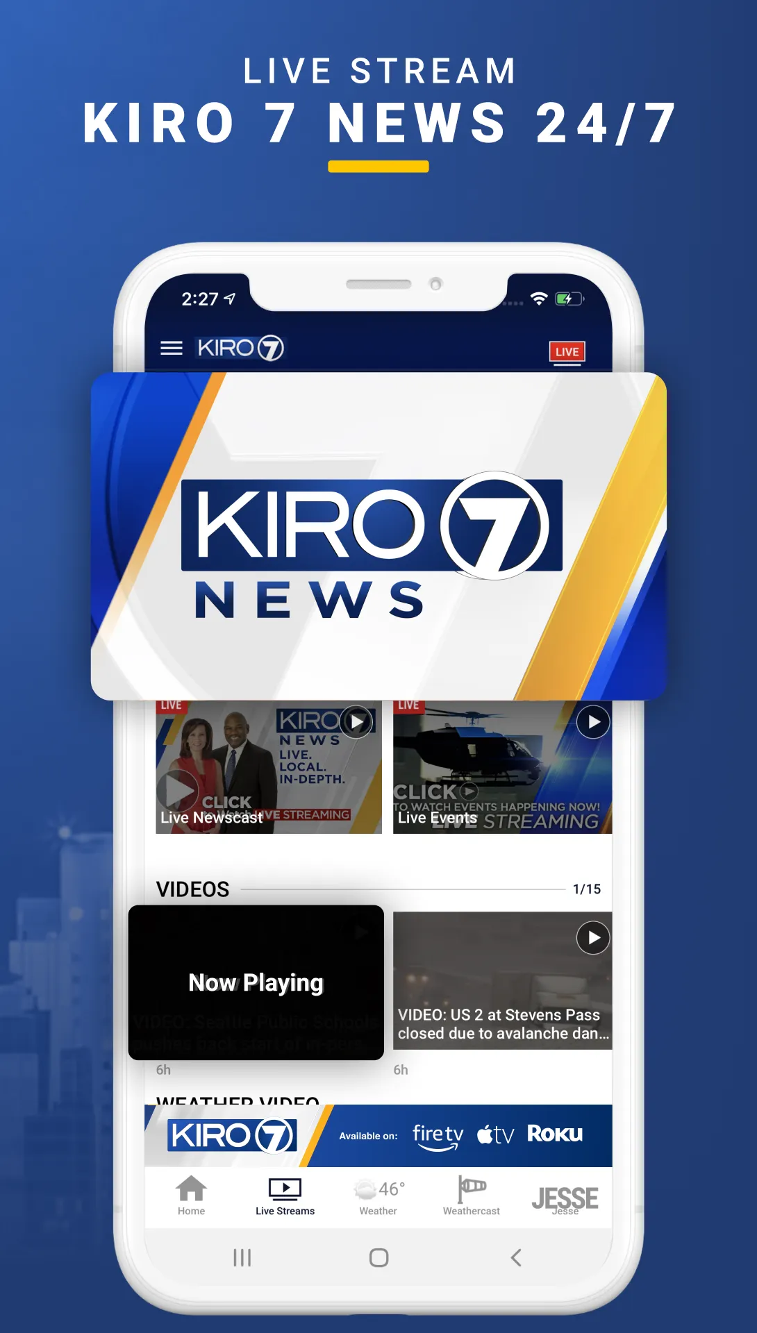 KIRO 7 News App - Seattle Area | Indus Appstore | Screenshot