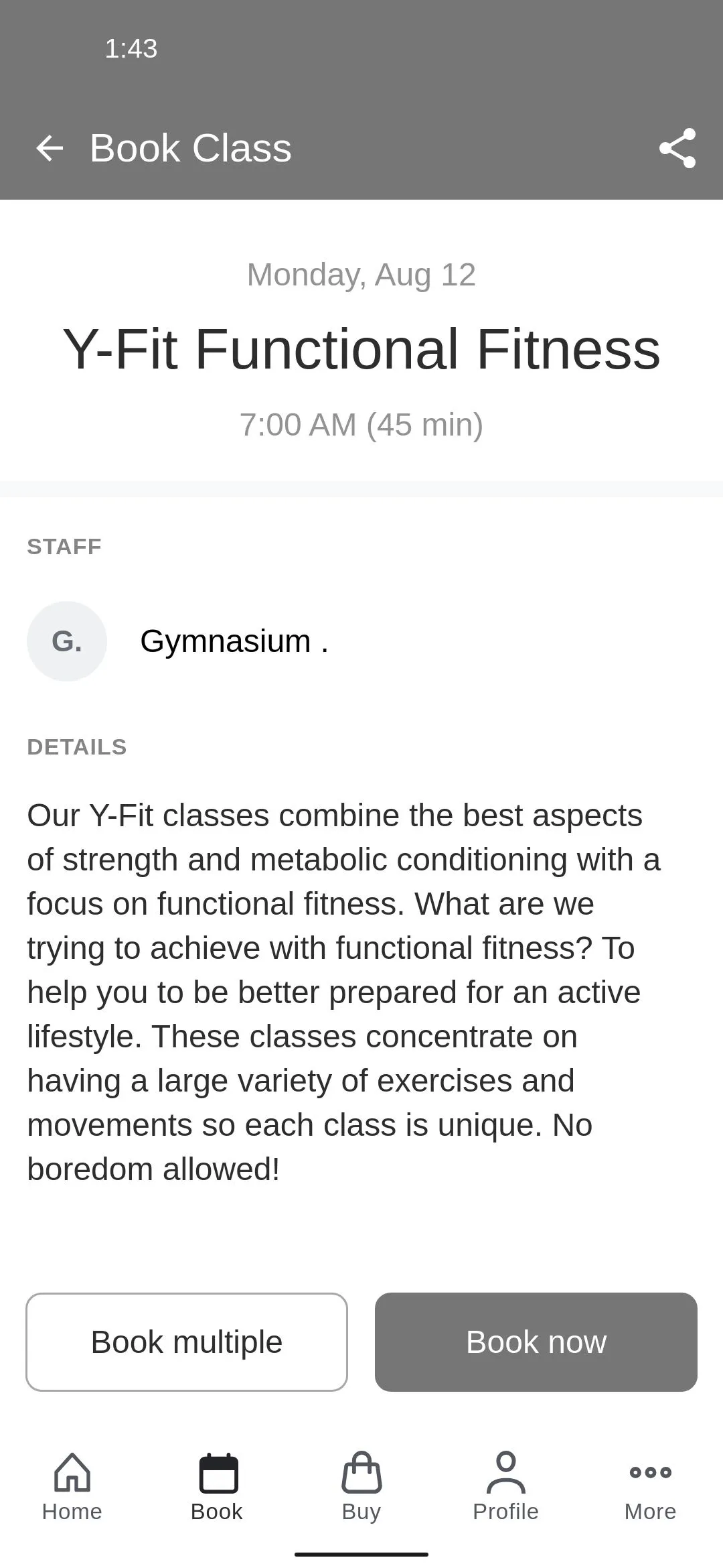 YWCA Saskatoon Fitness on 25th | Indus Appstore | Screenshot