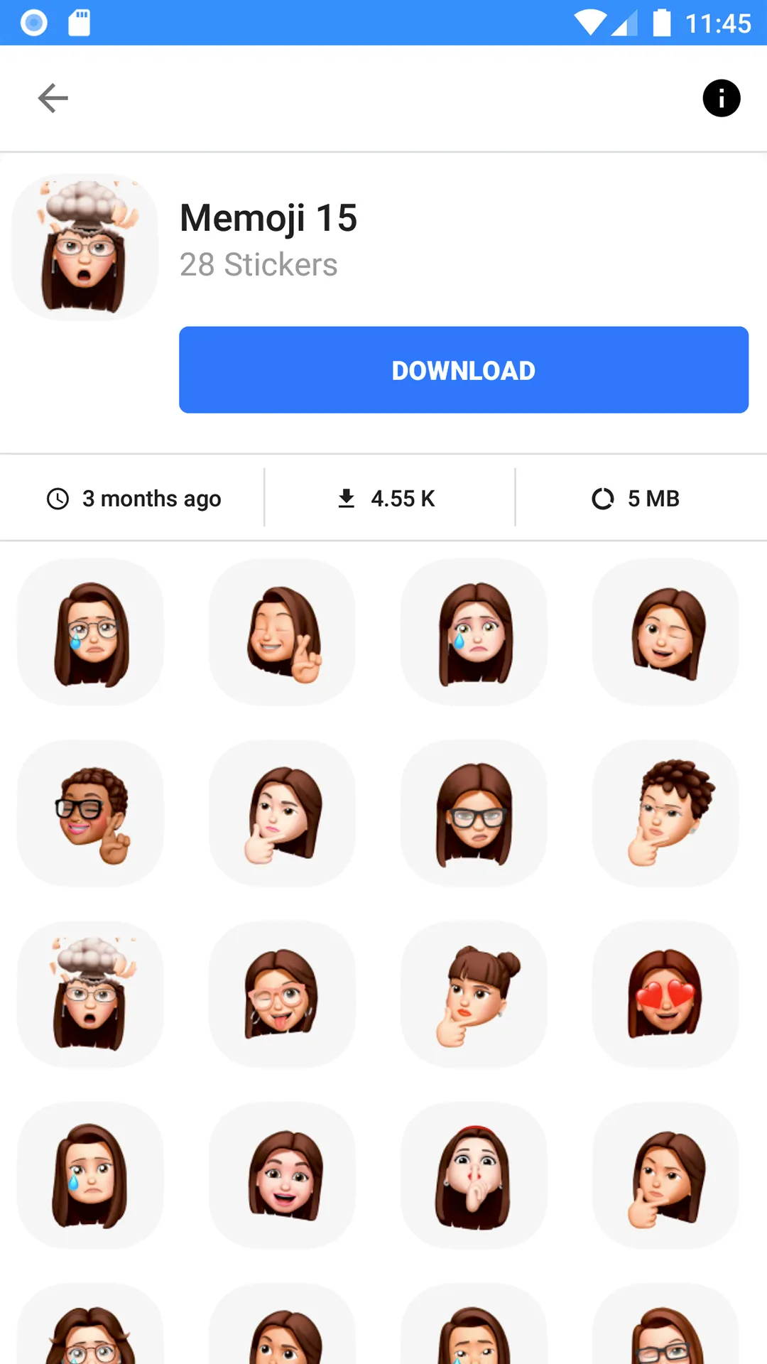 WASticker: Memoji Stickers | Indus Appstore | Screenshot