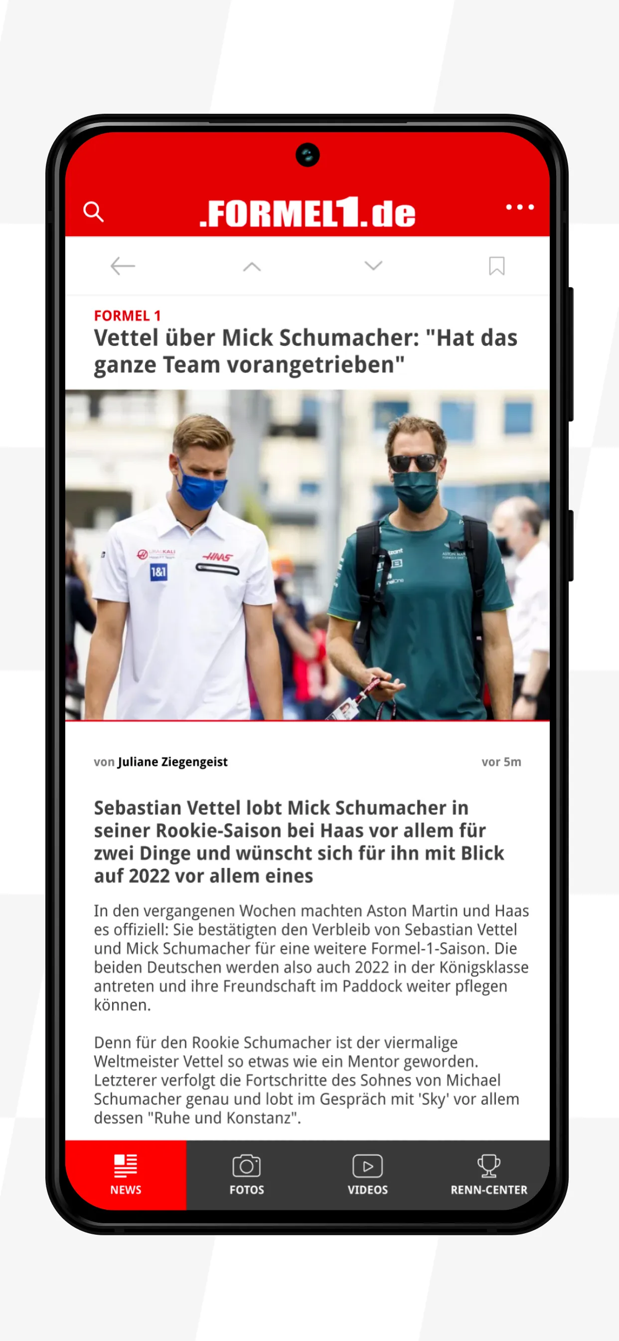 Formel1.de | Indus Appstore | Screenshot