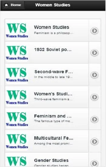 Women Studies | Indus Appstore | Screenshot