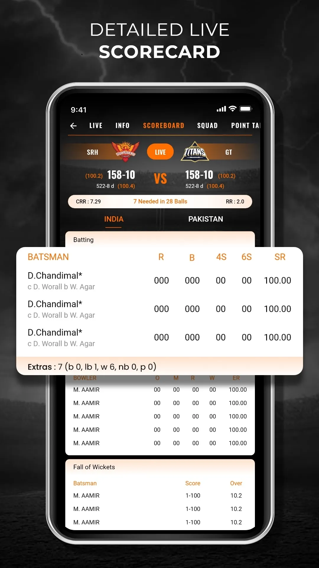 Falcon Cricket Live Line | Indus Appstore | Screenshot