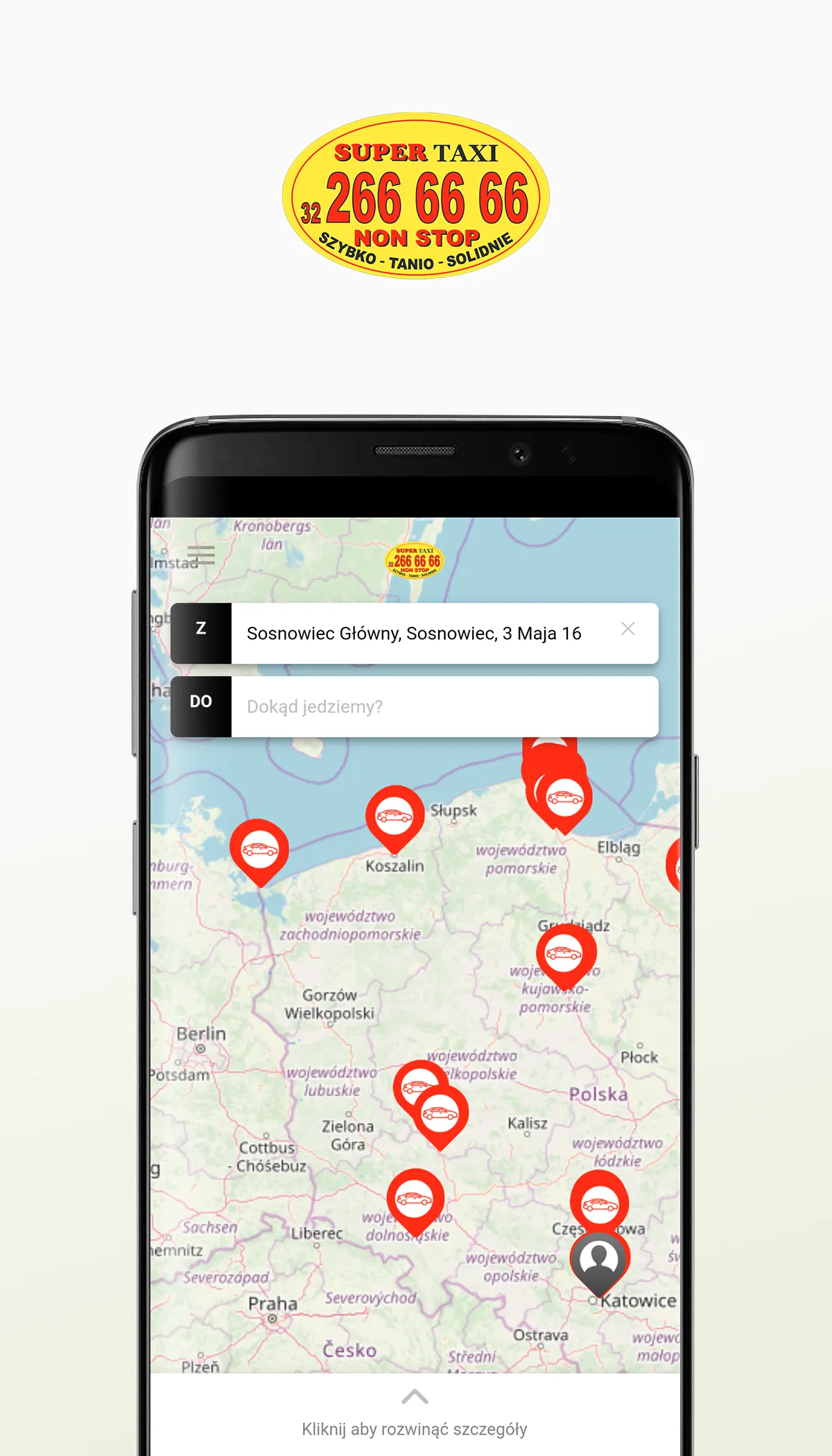 Super Taxi Sosnowiec | Indus Appstore | Screenshot