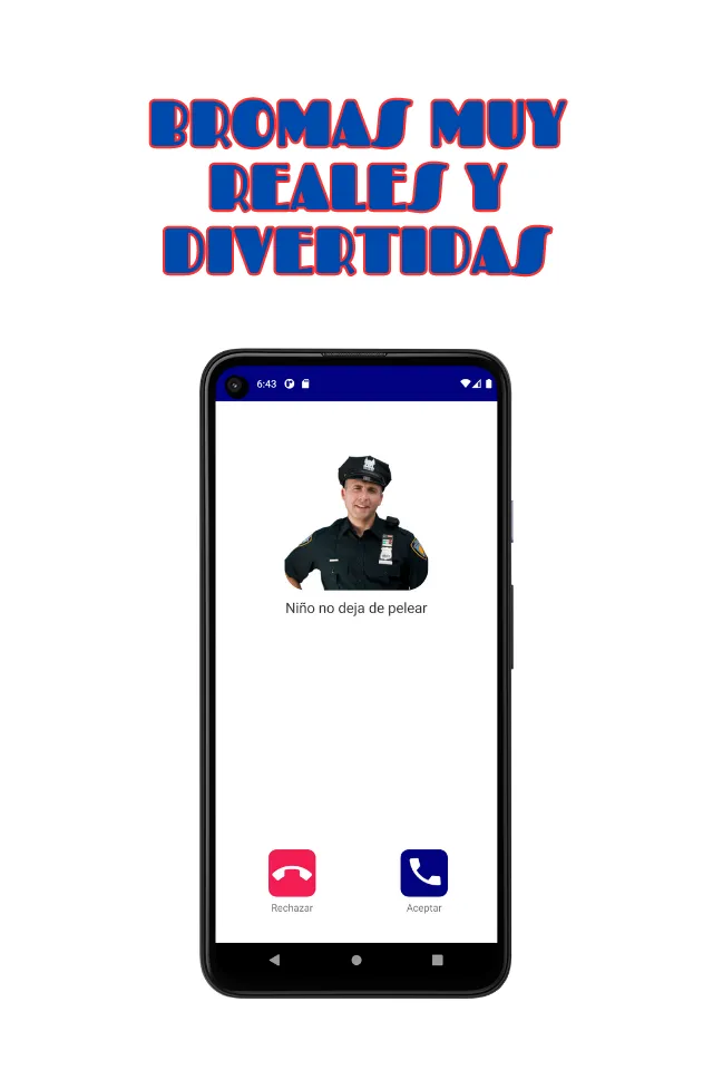 Policia de Niños Llamada Falsa | Indus Appstore | Screenshot