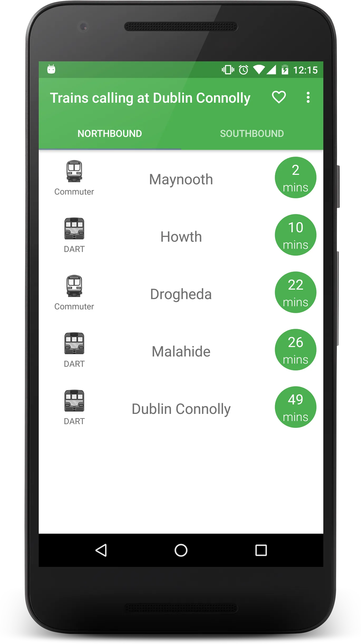 Next Train Ireland Free | Indus Appstore | Screenshot