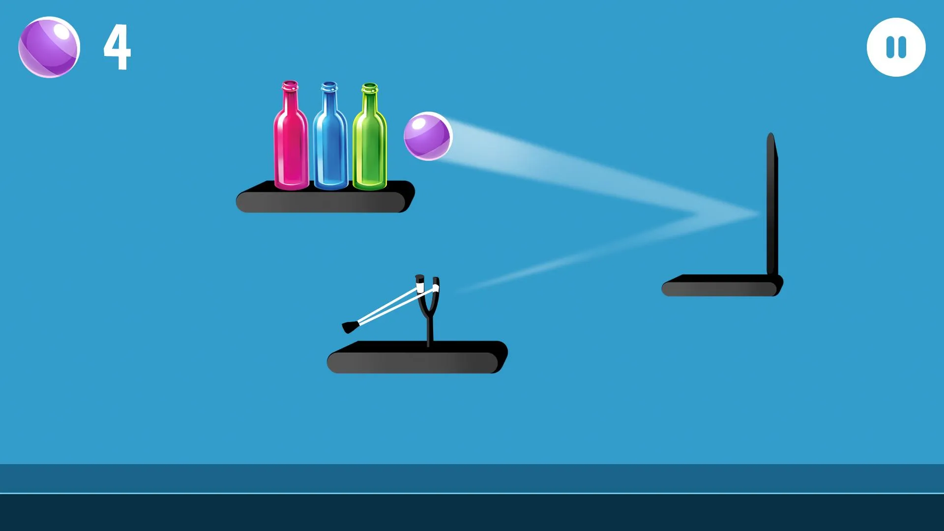 Knock Down Bottles : Slingshot | Indus Appstore | Screenshot