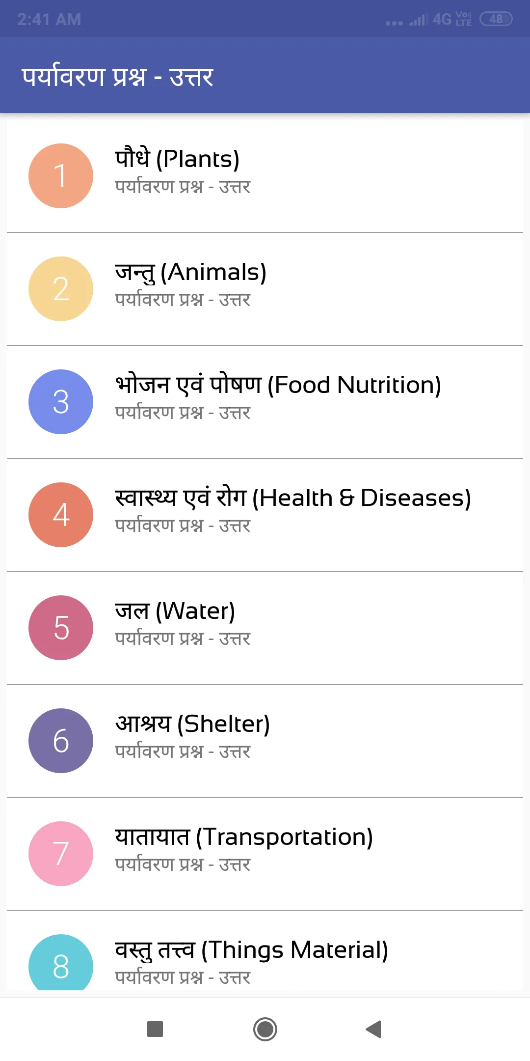 Environment & Ecology: पर्यावर | Indus Appstore | Screenshot