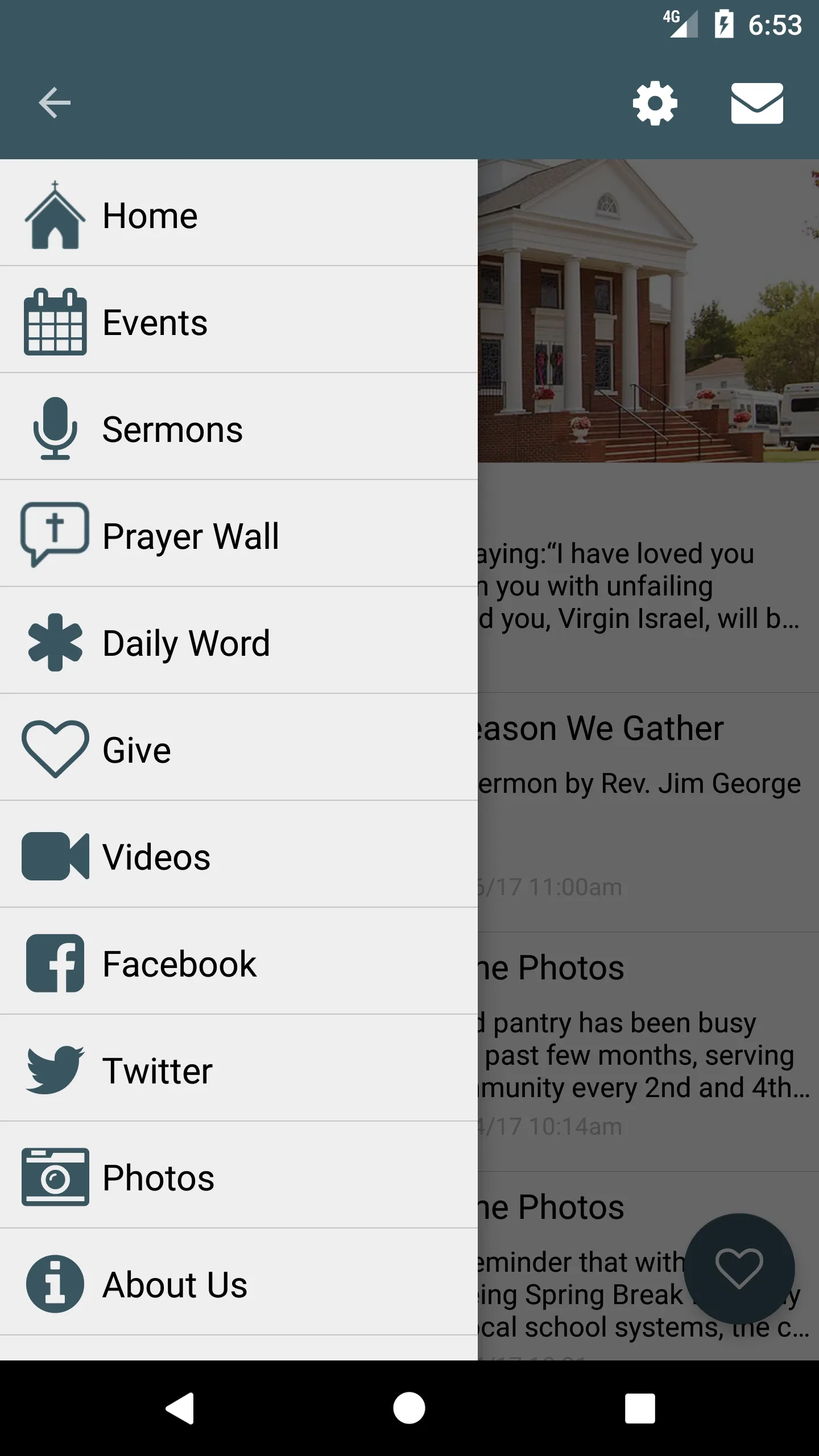 Fairview Baptist @FXBG | Indus Appstore | Screenshot