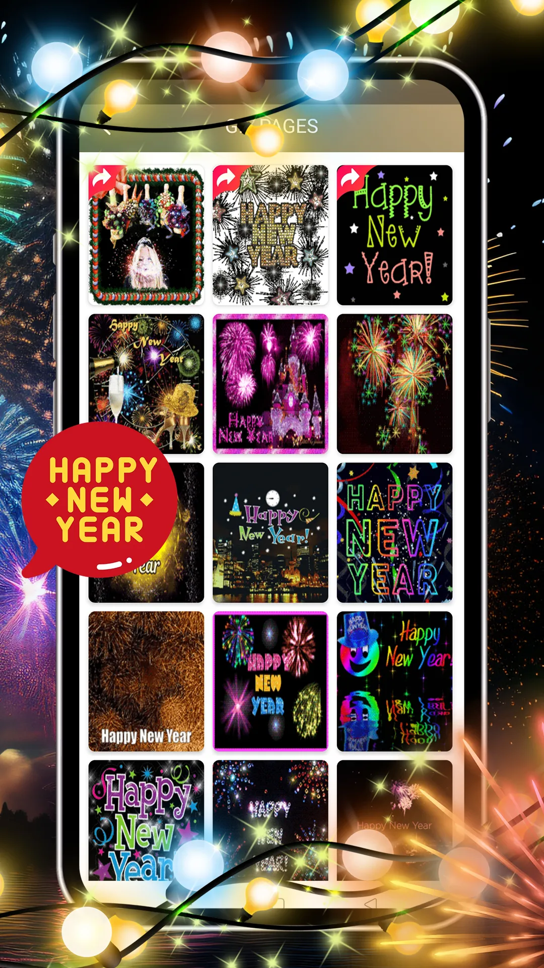 Happy New Year Stickers 2024 | Indus Appstore | Screenshot