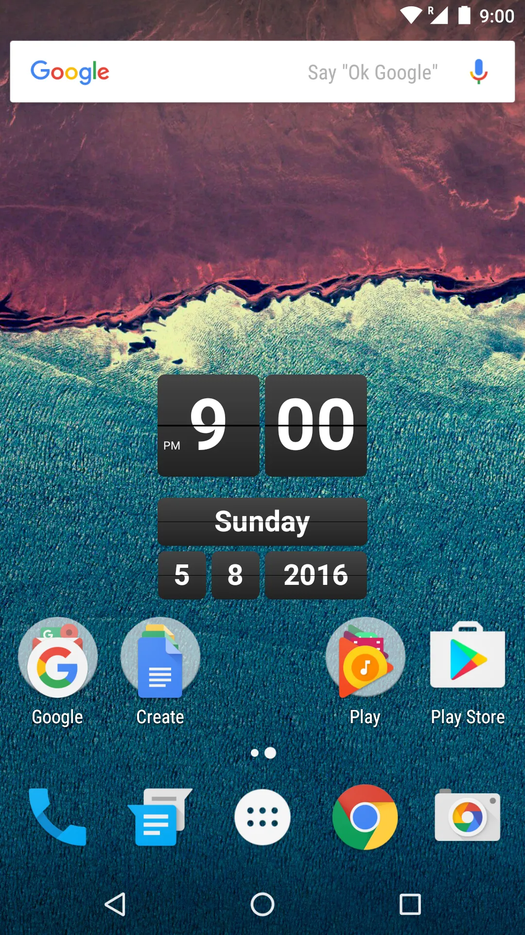 Retro Clock Widget | Indus Appstore | Screenshot