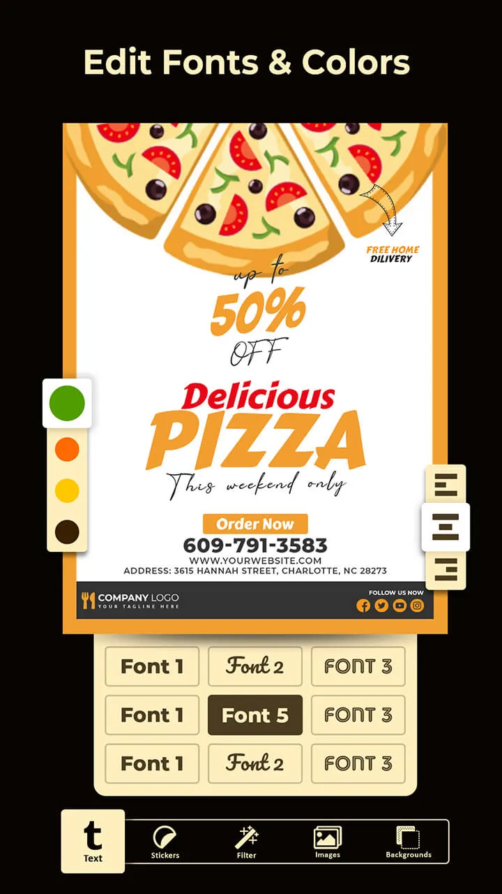 Poster Maker: Flyer Designer | Indus Appstore | Screenshot