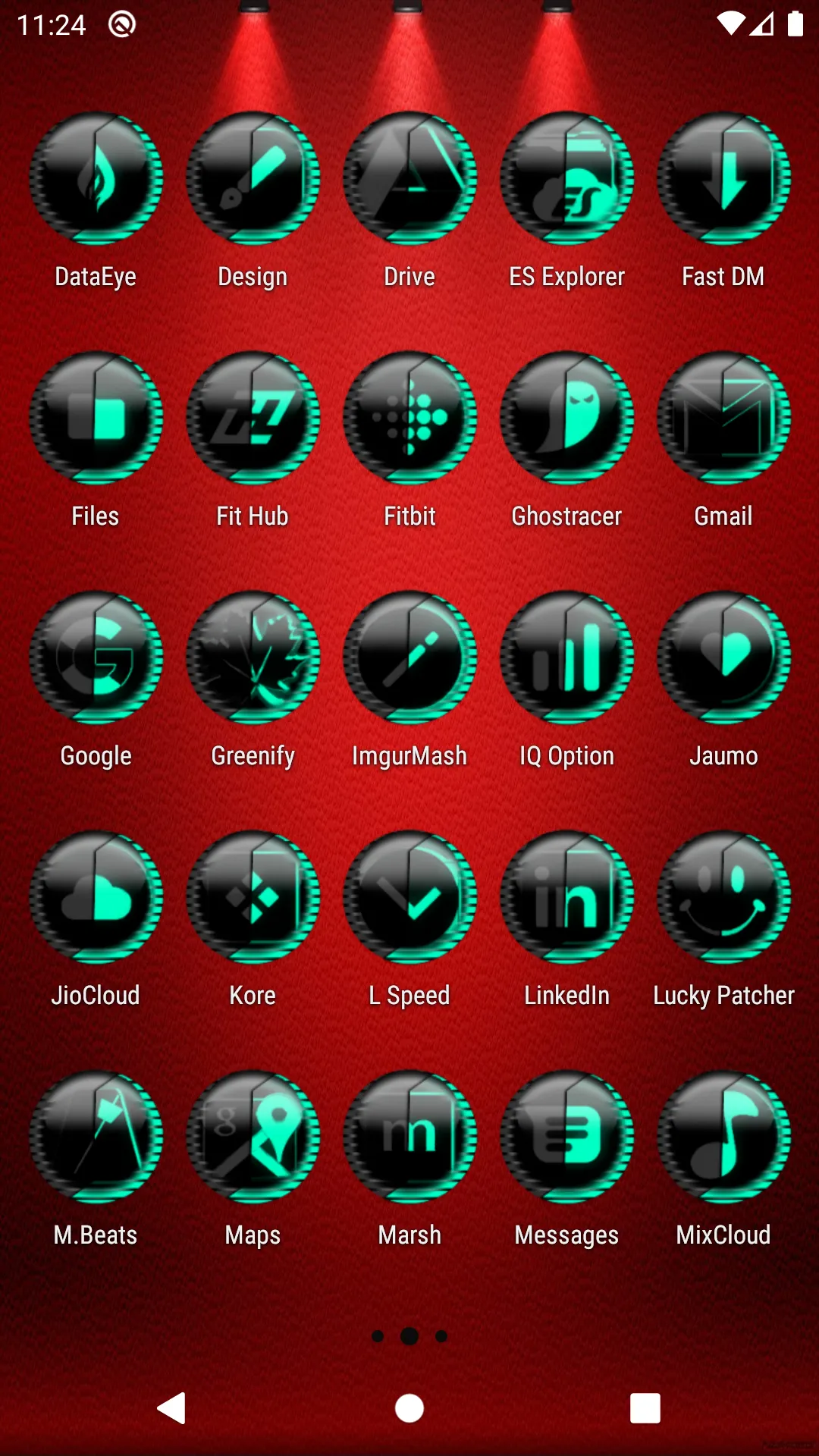 Teal Icon Pack Style 8 | Indus Appstore | Screenshot