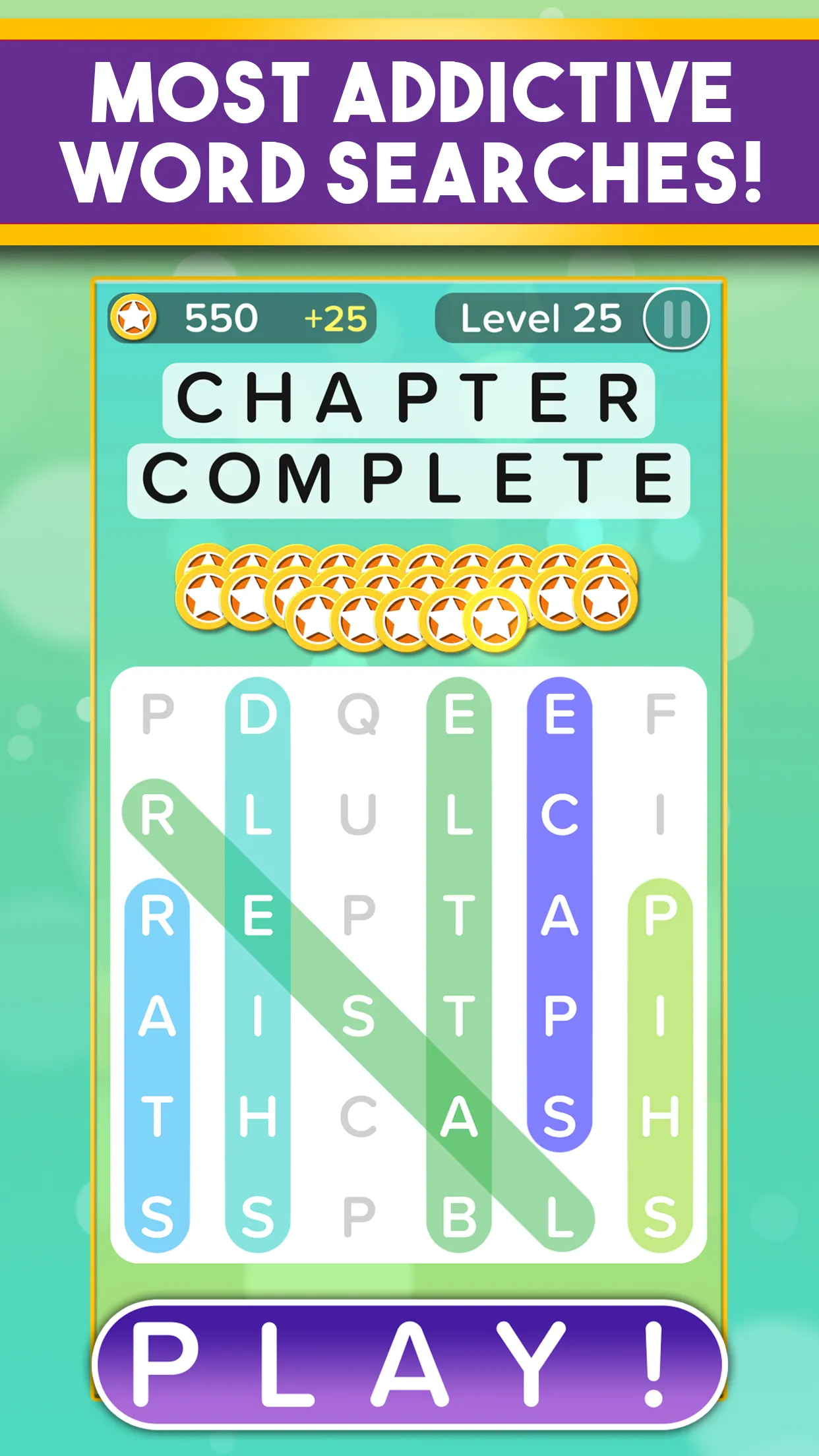 Word Search Addict Word Puzzle | Indus Appstore | Screenshot