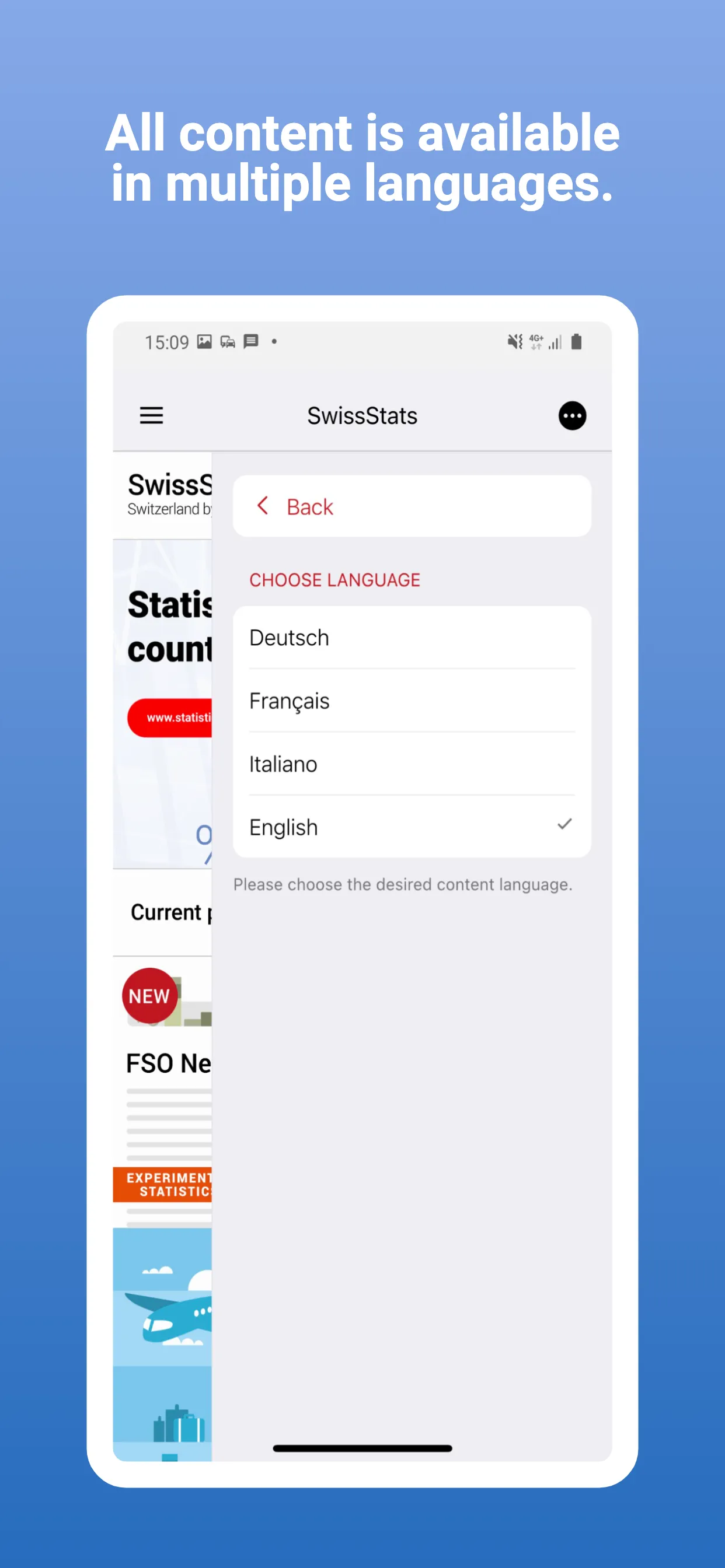 SwissStats – FSO Publications | Indus Appstore | Screenshot