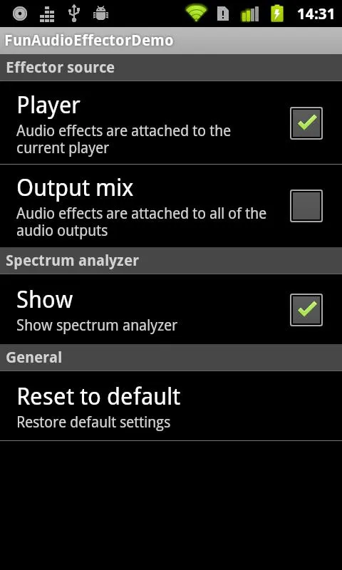 Fun Audio Effector (Demo) | Indus Appstore | Screenshot