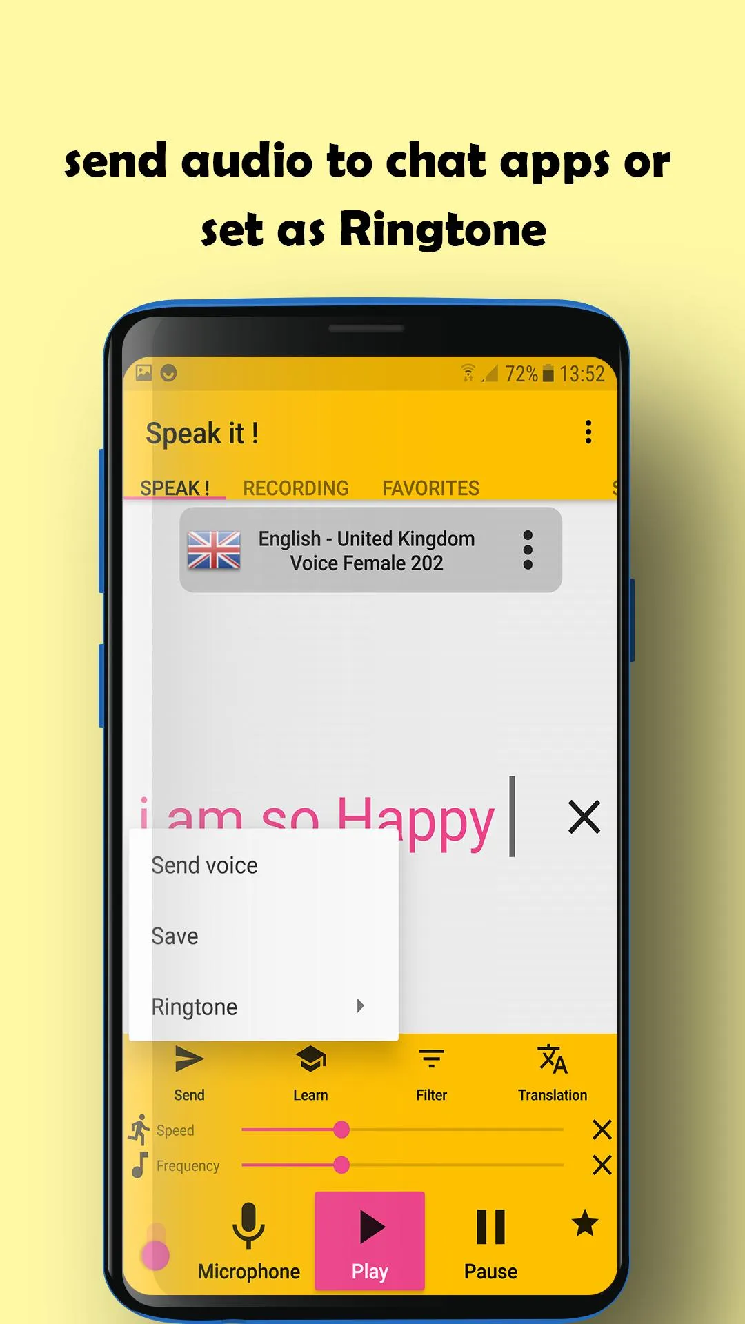 Speak it | Indus Appstore | Screenshot