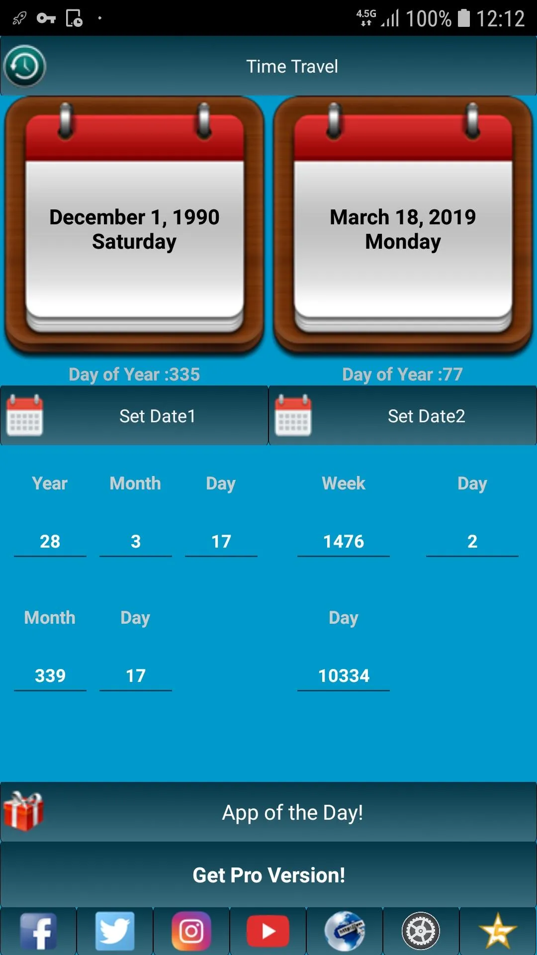 Years & Days Calculator | Indus Appstore | Screenshot