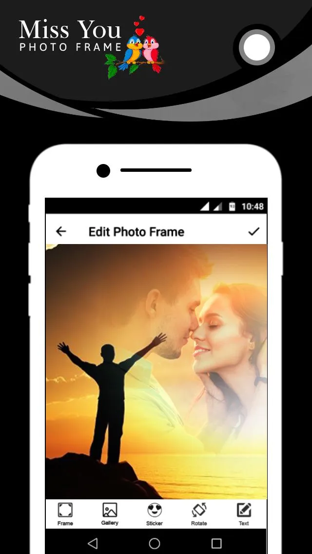 Miss You Photo Frame | Indus Appstore | Screenshot