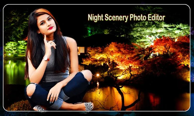 Night Scenery Photo Editor | Indus Appstore | Screenshot