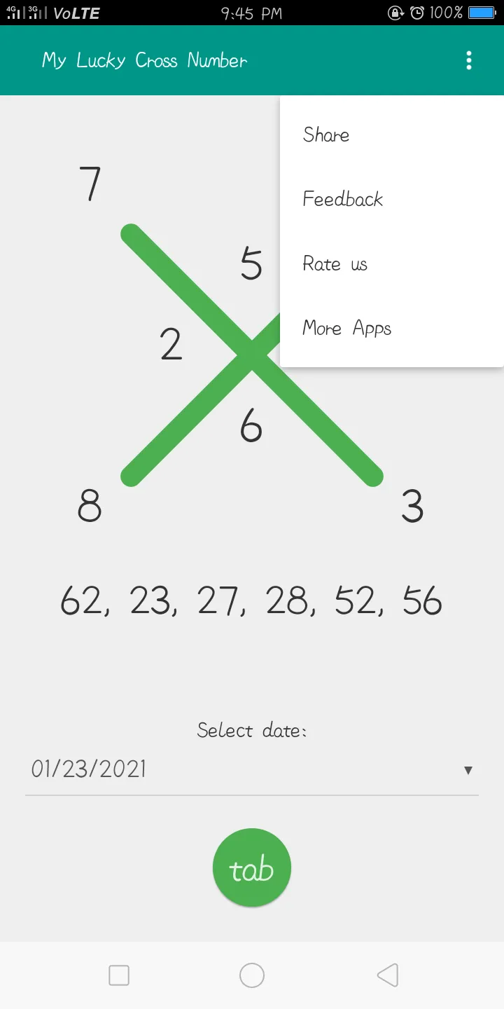 My Lucky Cross Number | Indus Appstore | Screenshot