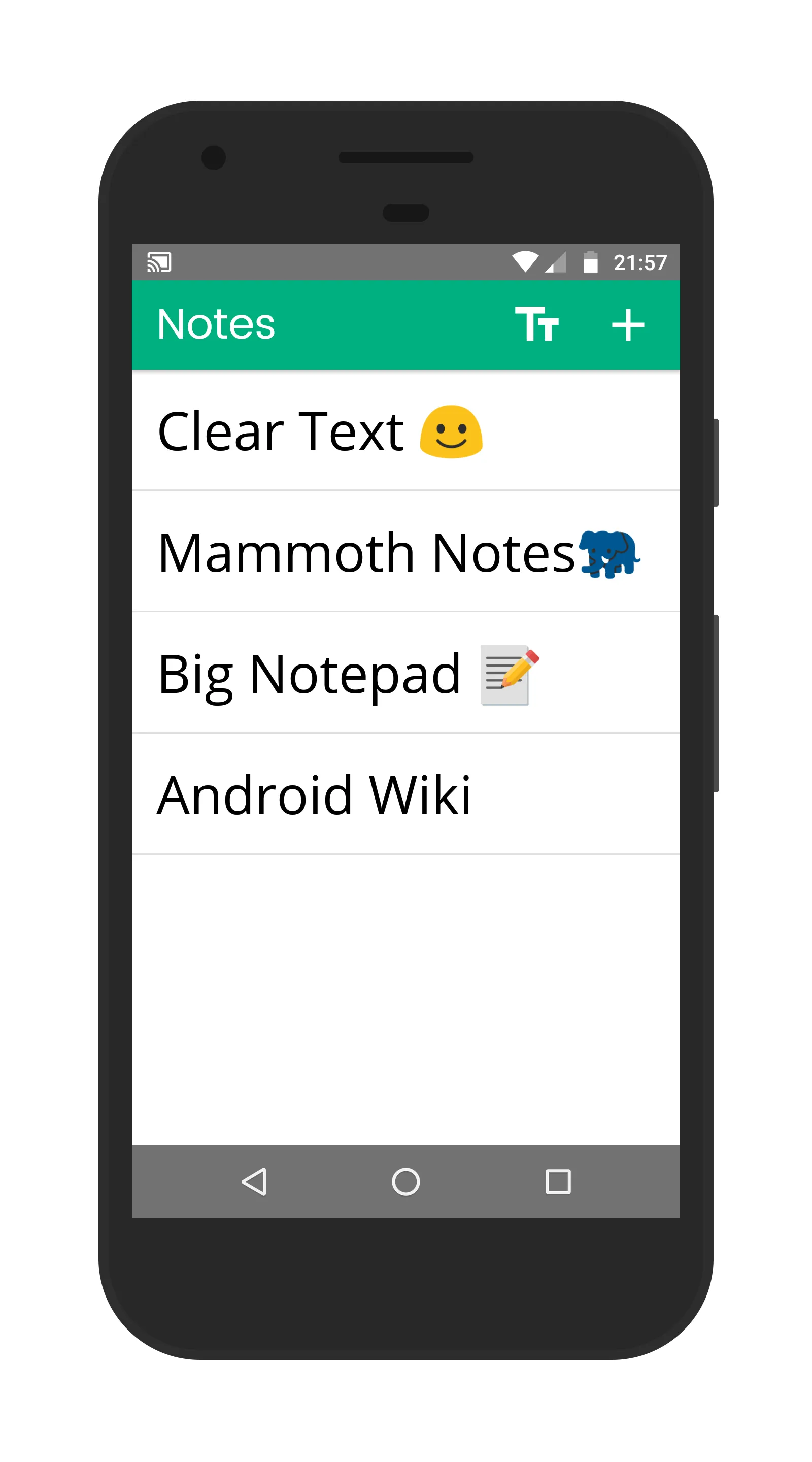 Mammoth Notepad - Large Text | Indus Appstore | Screenshot