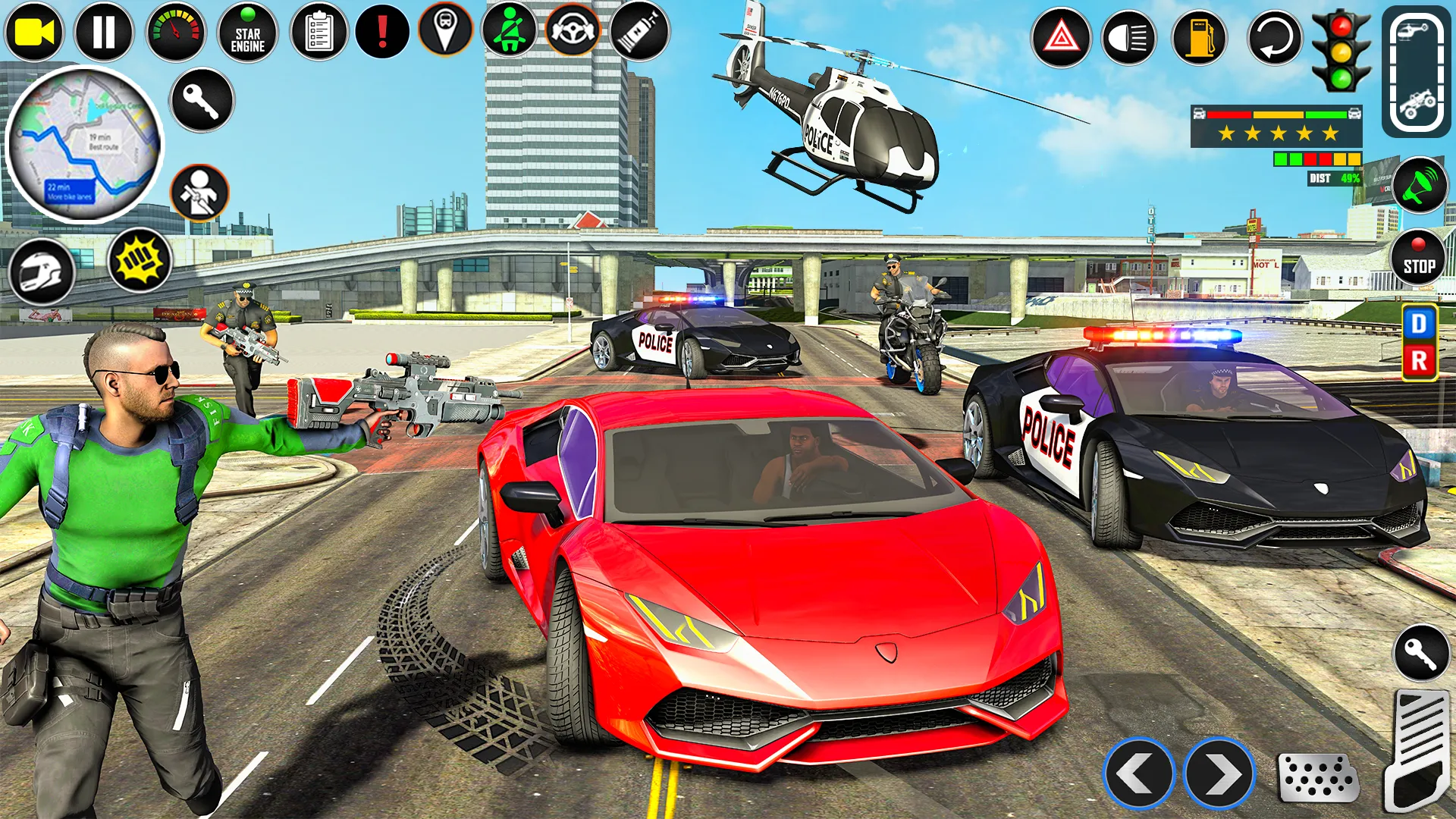 Indian Bike Crime Chase Games | Indus Appstore | Screenshot