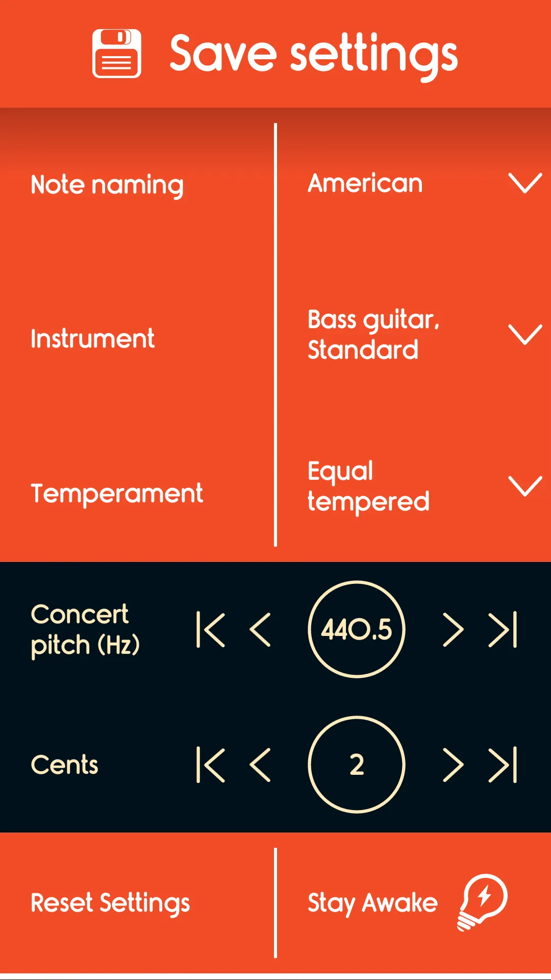 Master Bass Guitar Tuner | Indus Appstore | Screenshot