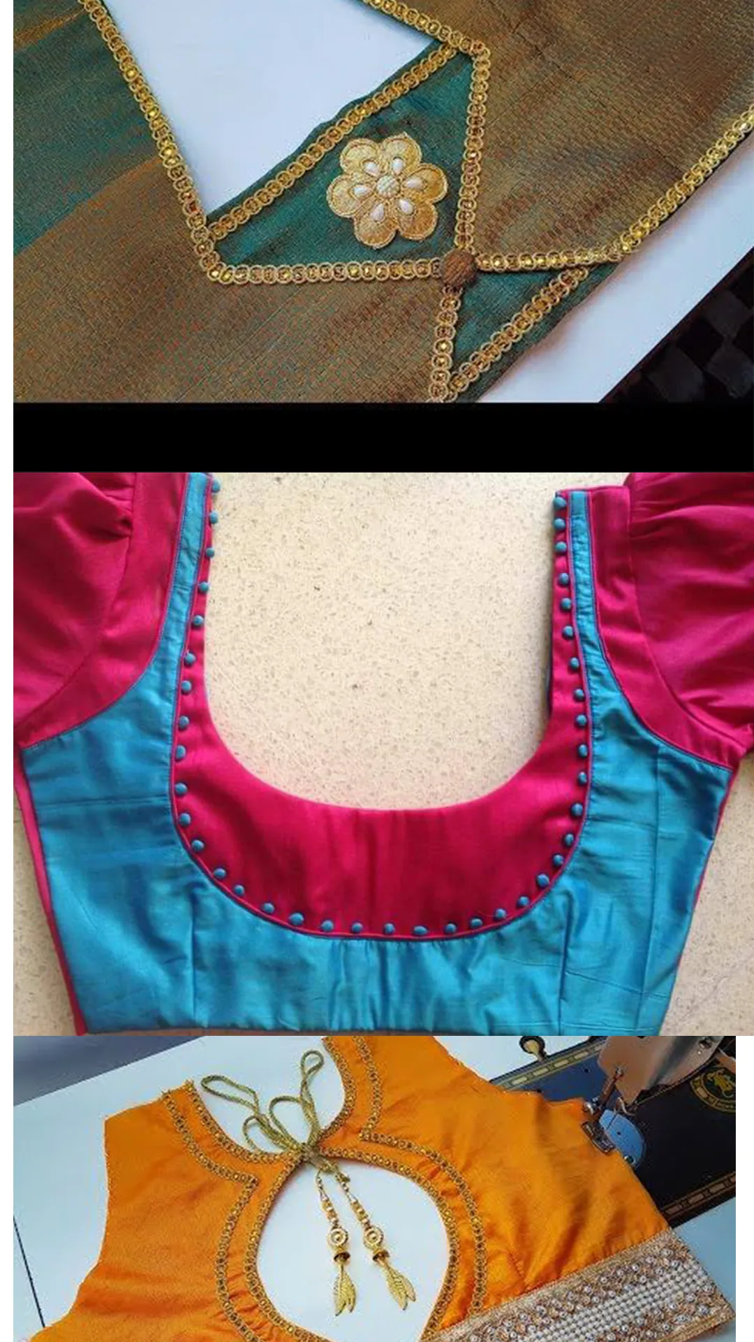 Saree Blouse Neck Designs | Indus Appstore | Screenshot