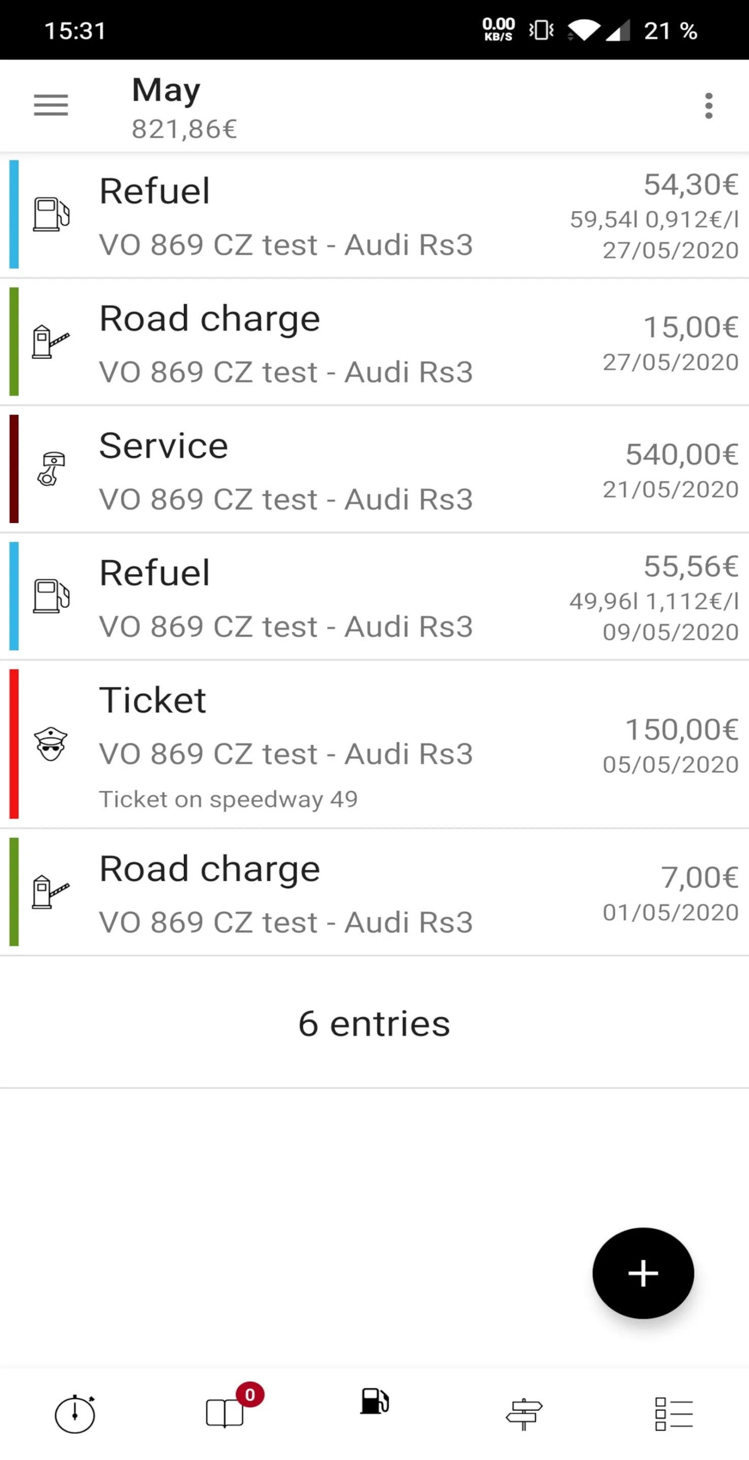 Logbook  - TripTracker | Indus Appstore | Screenshot