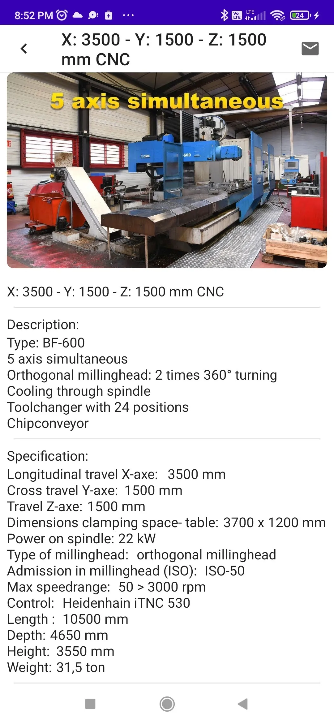 CNC machines Belgum | Indus Appstore | Screenshot