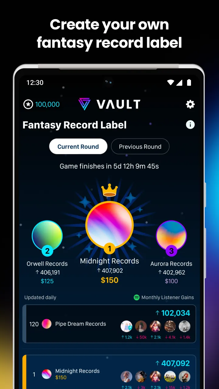 Vault Music | Indus Appstore | Screenshot