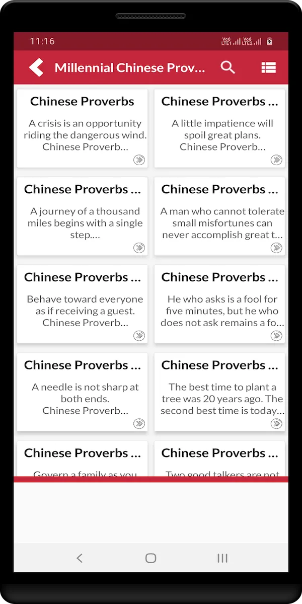 Millennial Chinese Proverbs | Indus Appstore | Screenshot