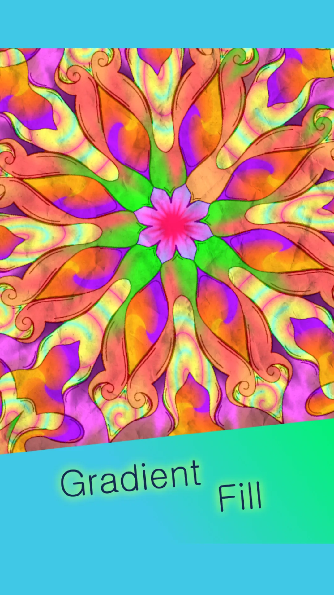 Colour Surreal Mandala Book | Indus Appstore | Screenshot